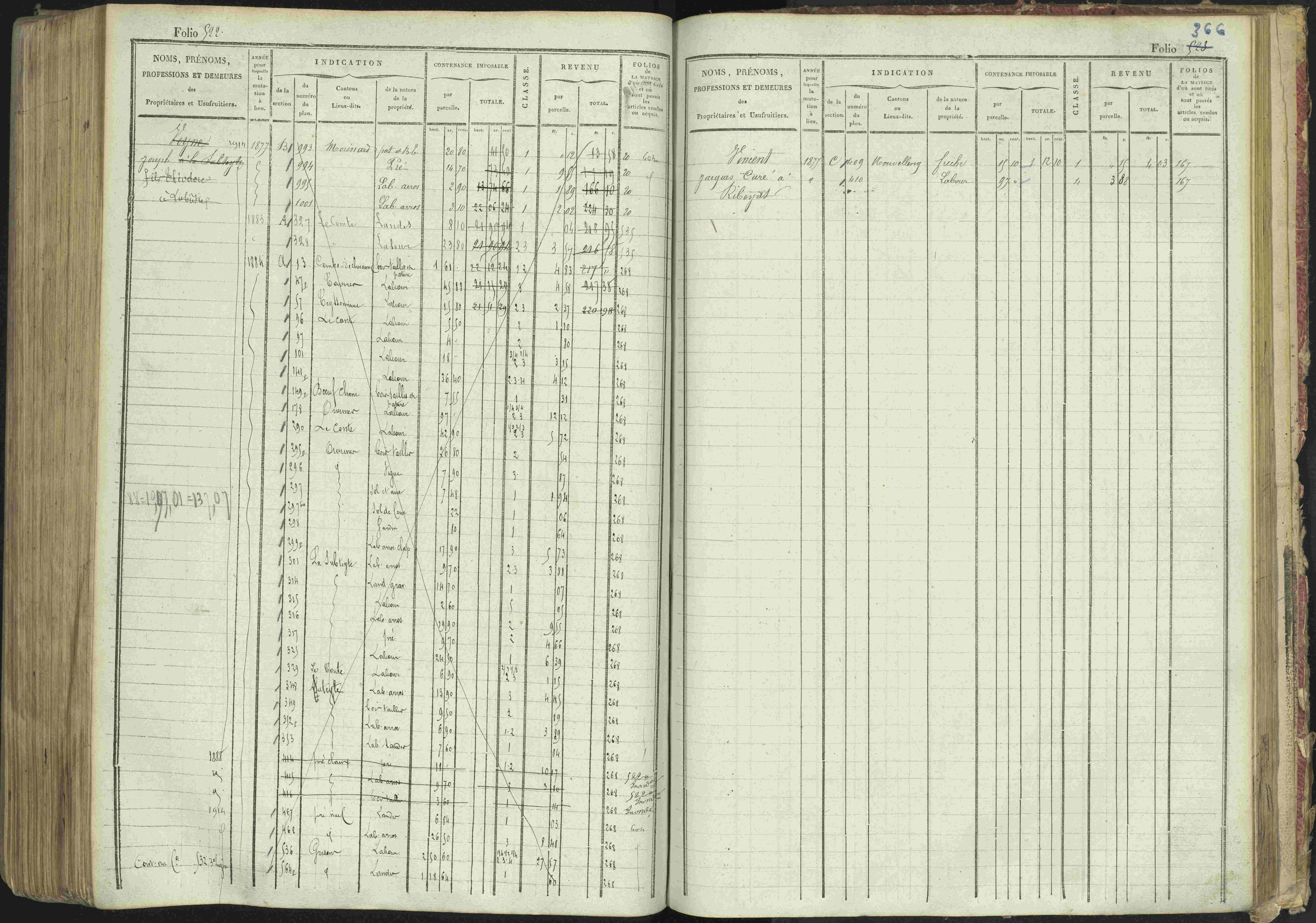 La Bâtie-Montsaléon - 3 P 230/1 - 3 P 230/1 - Matrice, folios 1-600. 