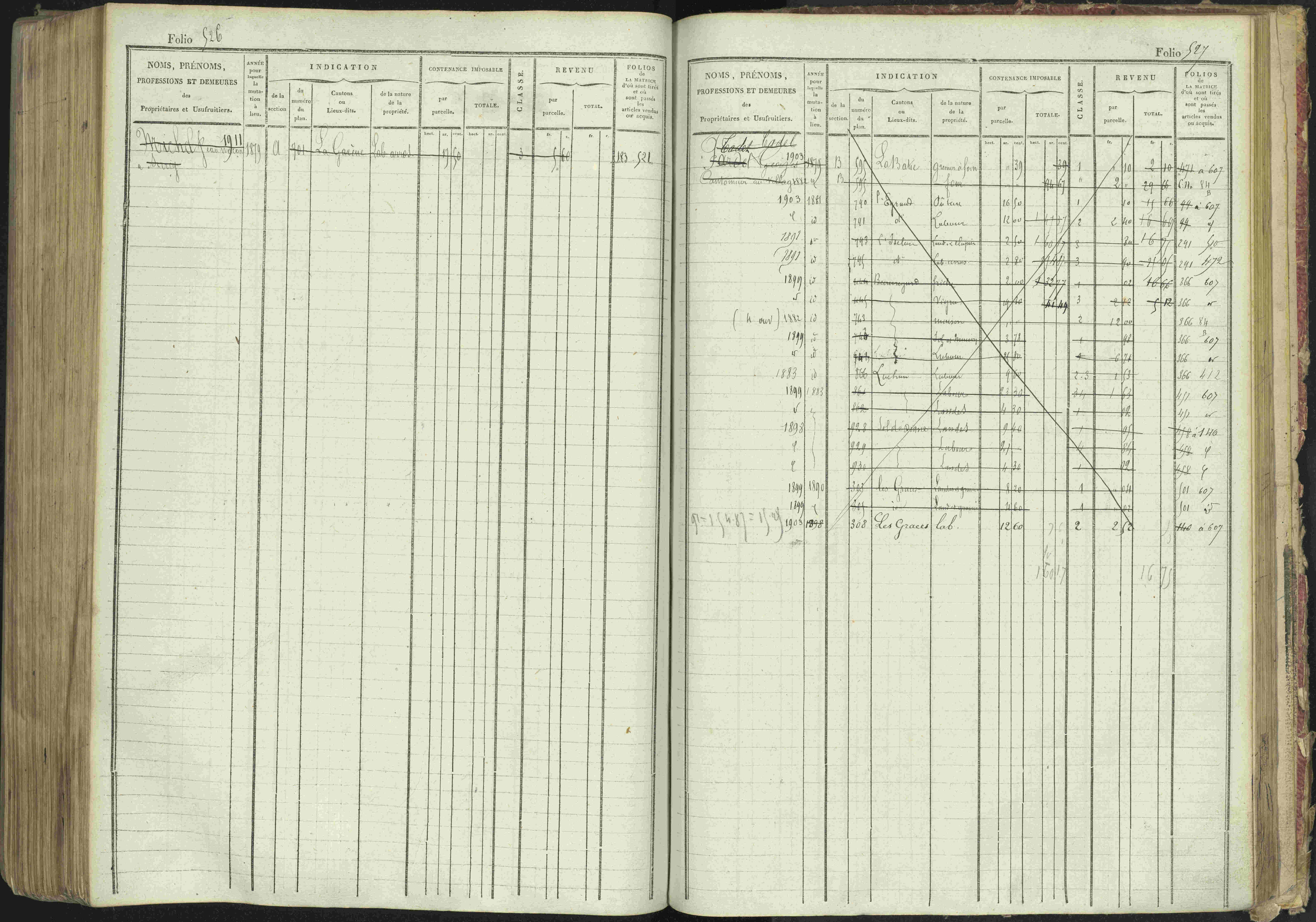 La Bâtie-Montsaléon - 3 P 230/1 - 3 P 230/1 - Matrice, folios 1-600. 