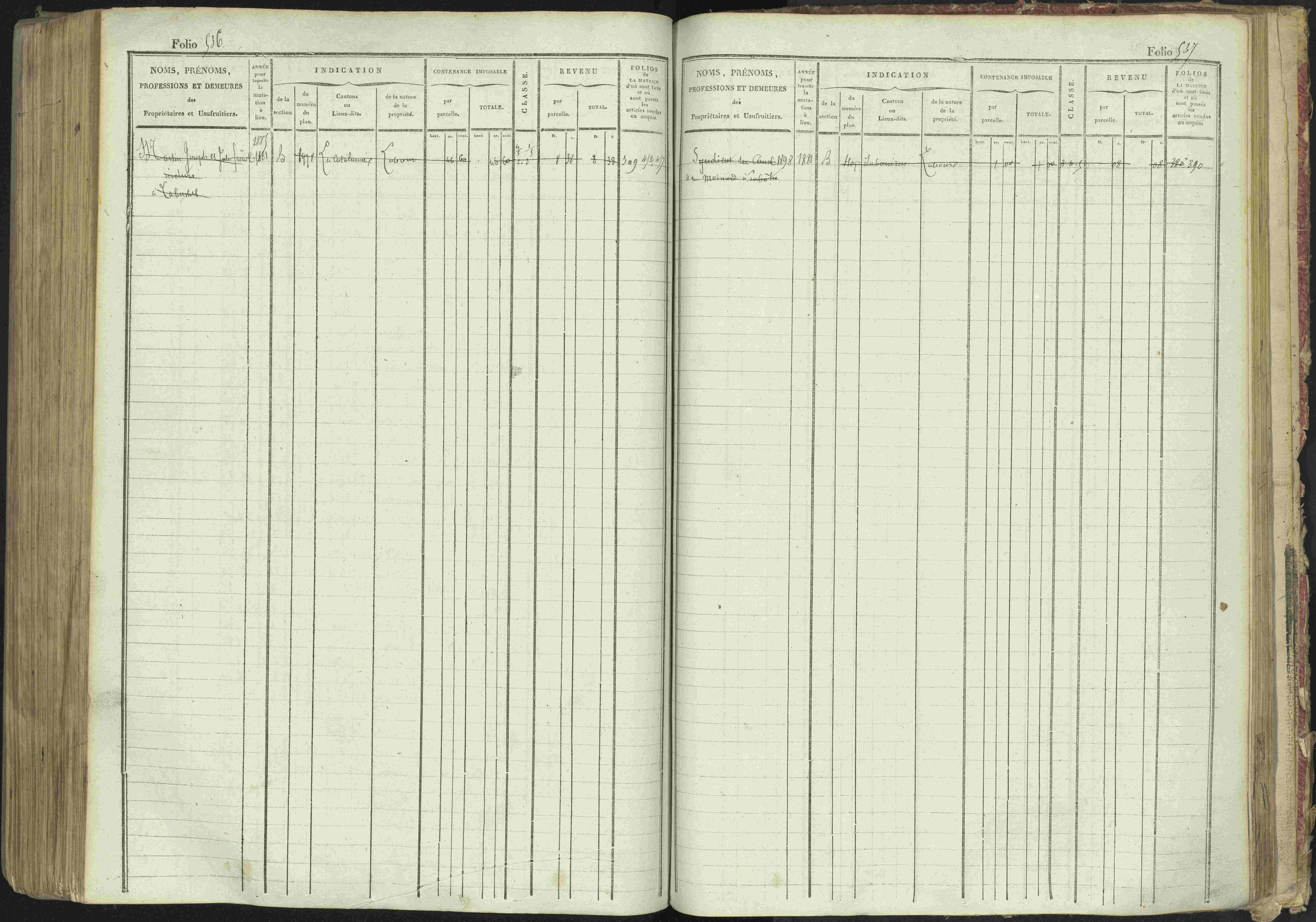 La Bâtie-Montsaléon - 3 P 230/1 - 3 P 230/1 - Matrice, folios 1-600. 