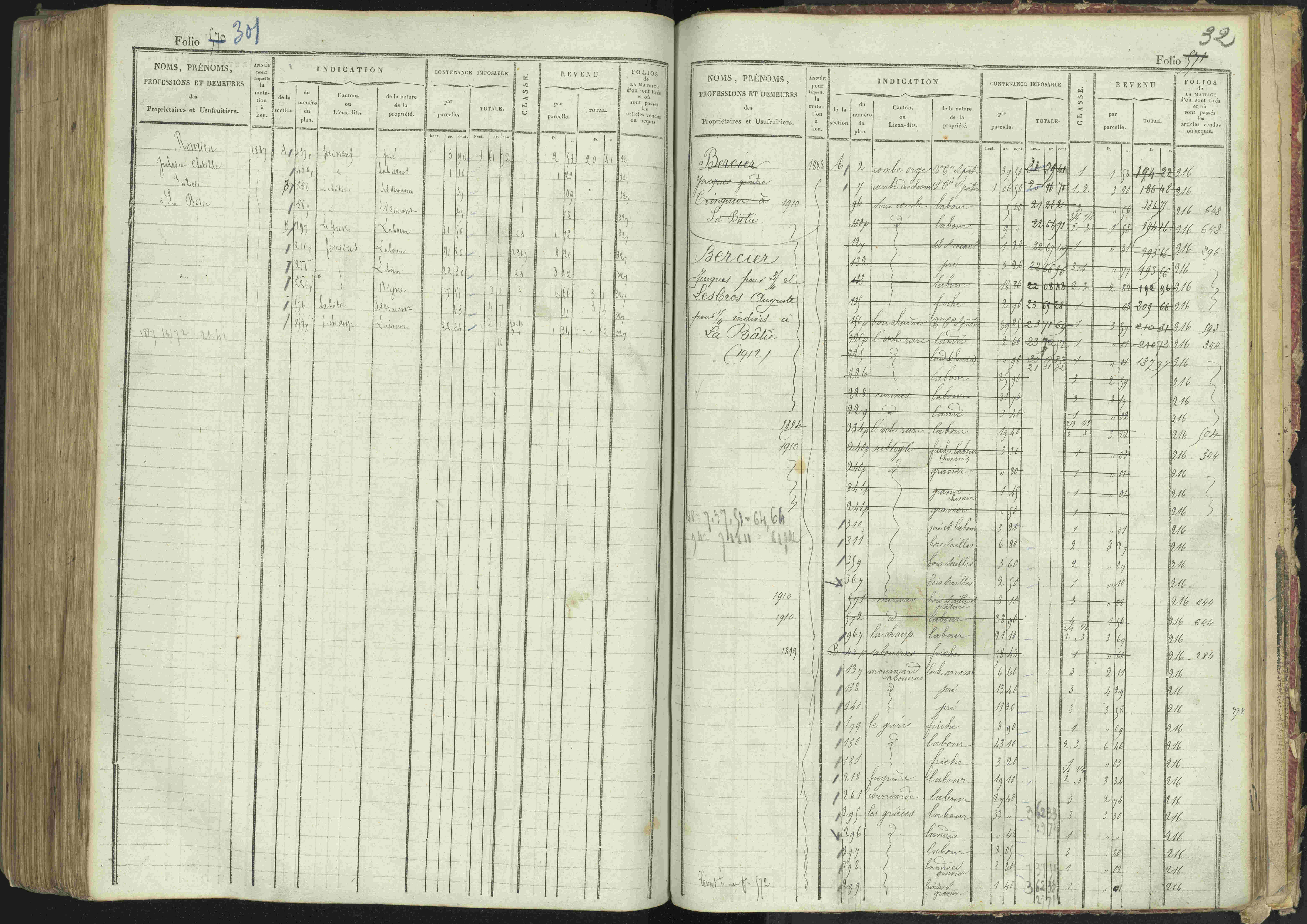 La Bâtie-Montsaléon - 3 P 230/1 - 3 P 230/1 - Matrice, folios 1-600. 