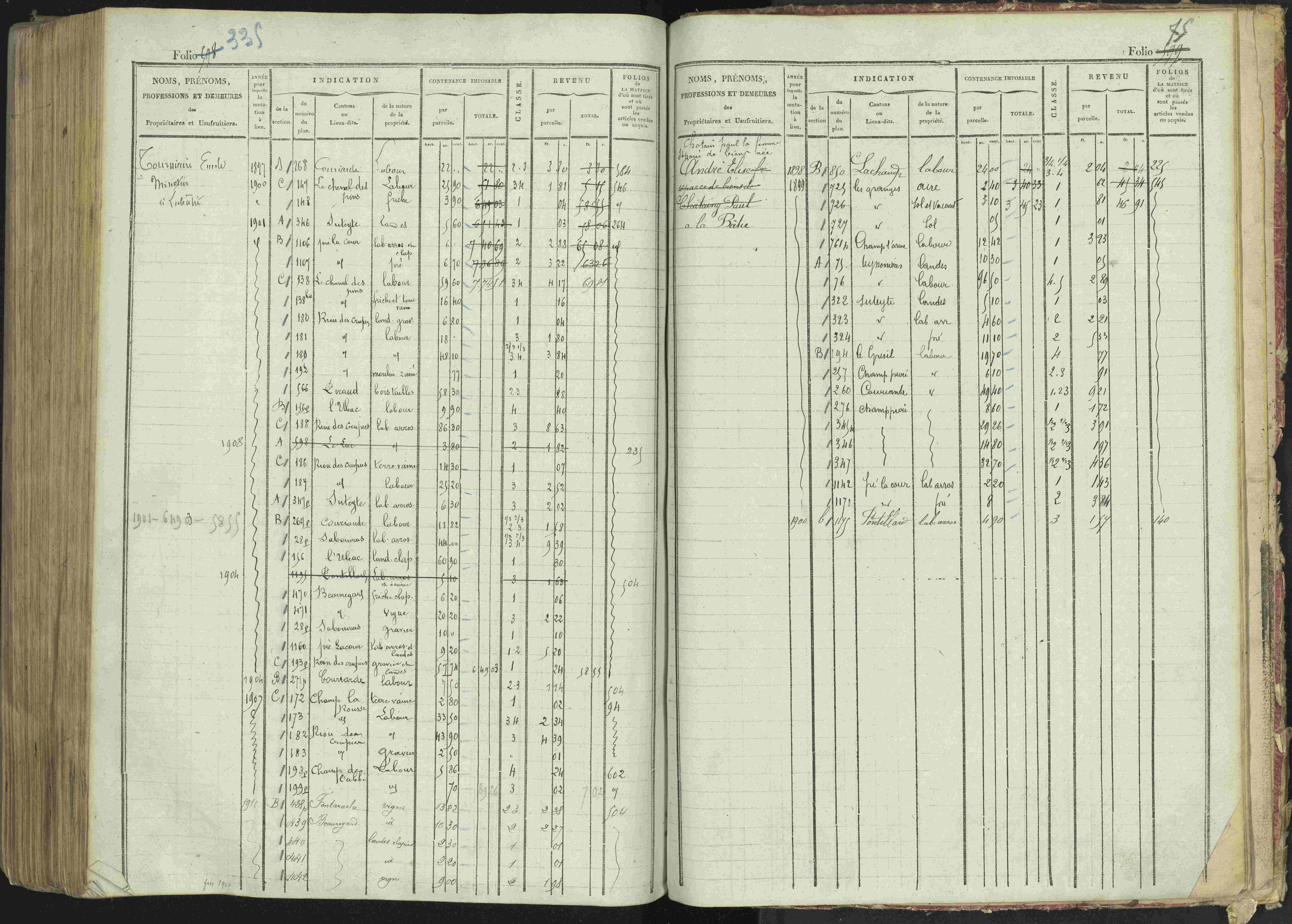 La Bâtie-Montsaléon - 3 P 230/1 - 3 P 230/1 - Matrice, folios 1-600. 