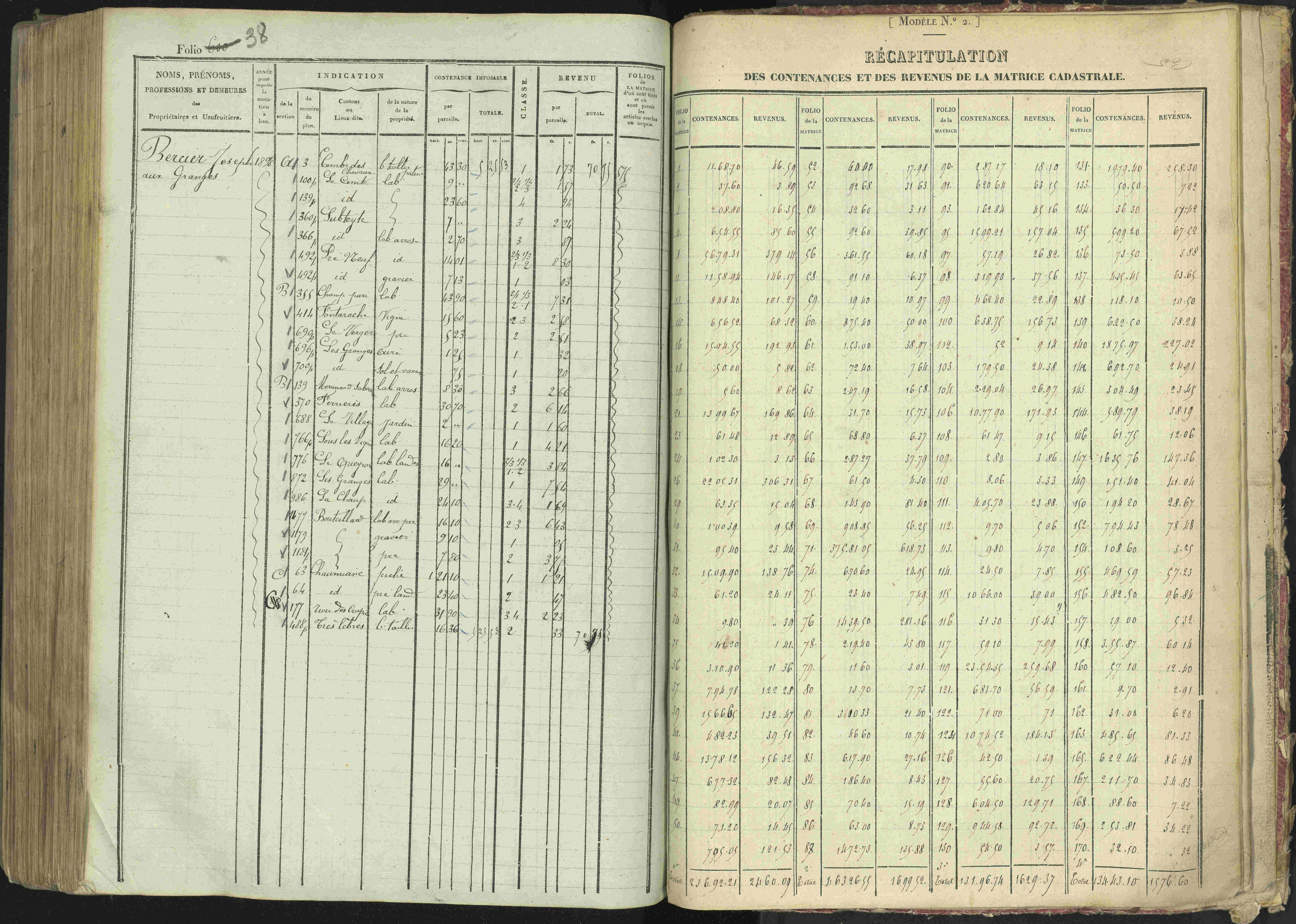 La Bâtie-Montsaléon - 3 P 230/1 - 3 P 230/1 - Matrice, folios 1-600. 
