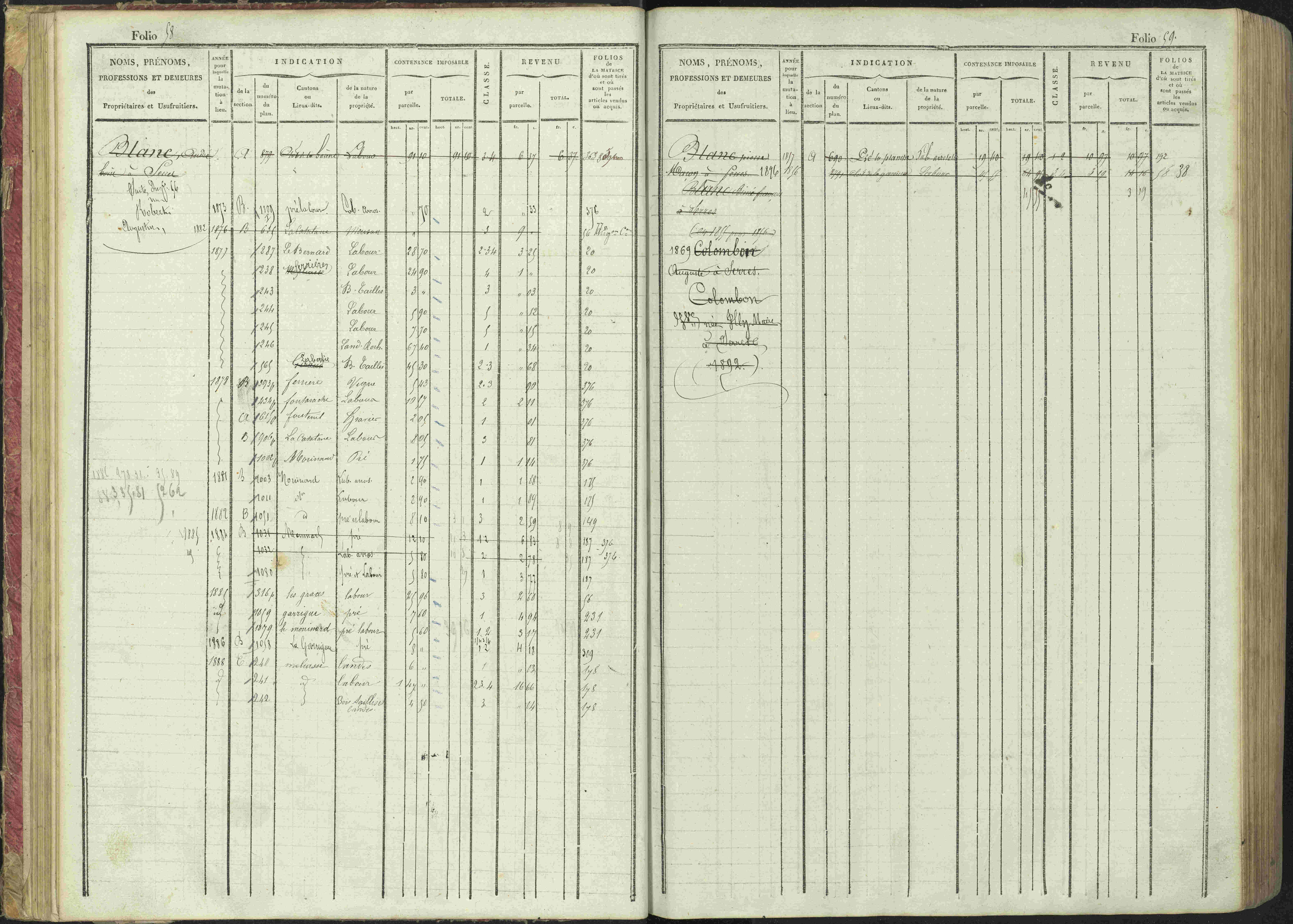 La Bâtie-Montsaléon - 3 P 230/1 - 3 P 230/1 - Matrice, folios 1-600. 