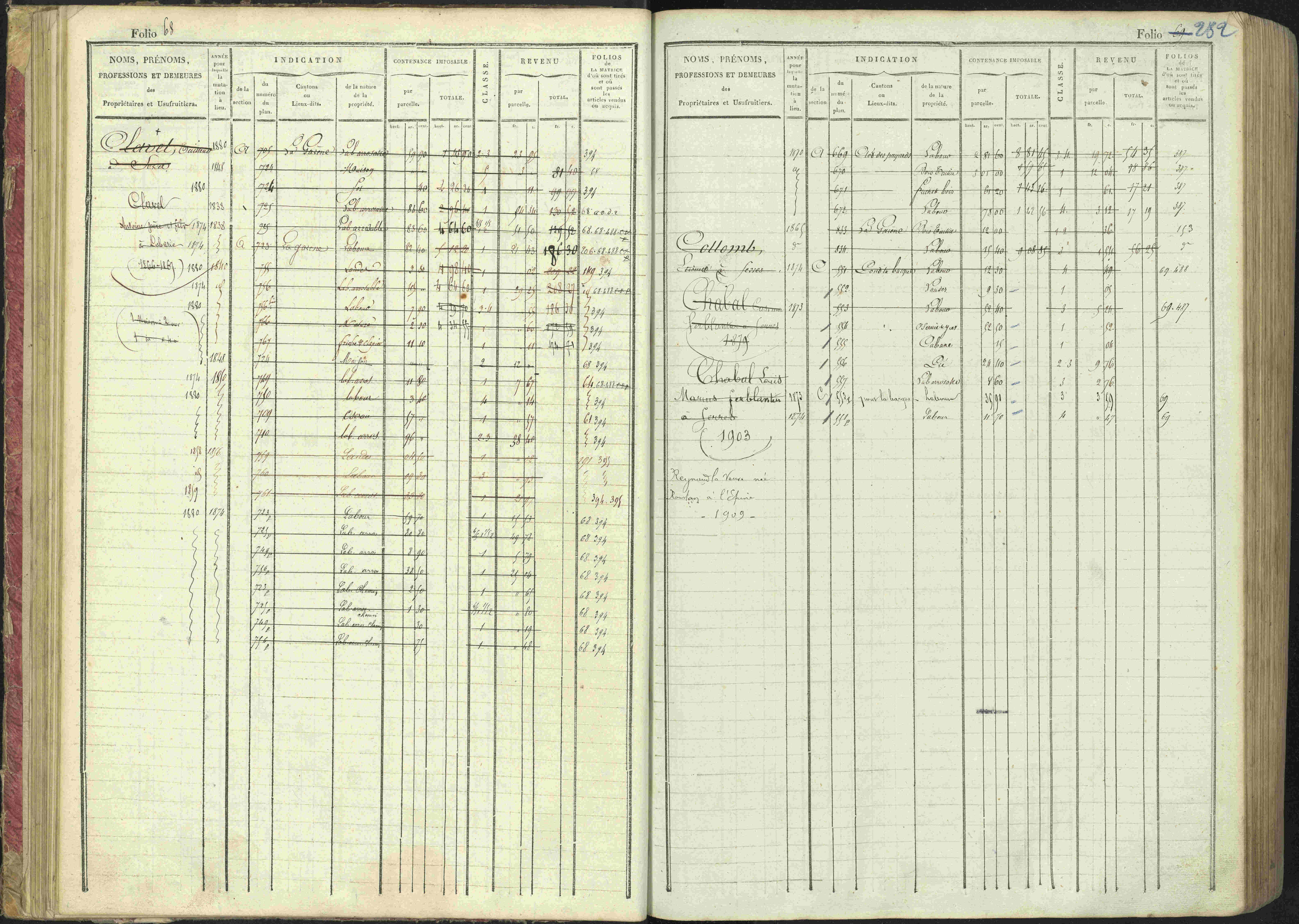 La Bâtie-Montsaléon - 3 P 230/1 - 3 P 230/1 - Matrice, folios 1-600. 