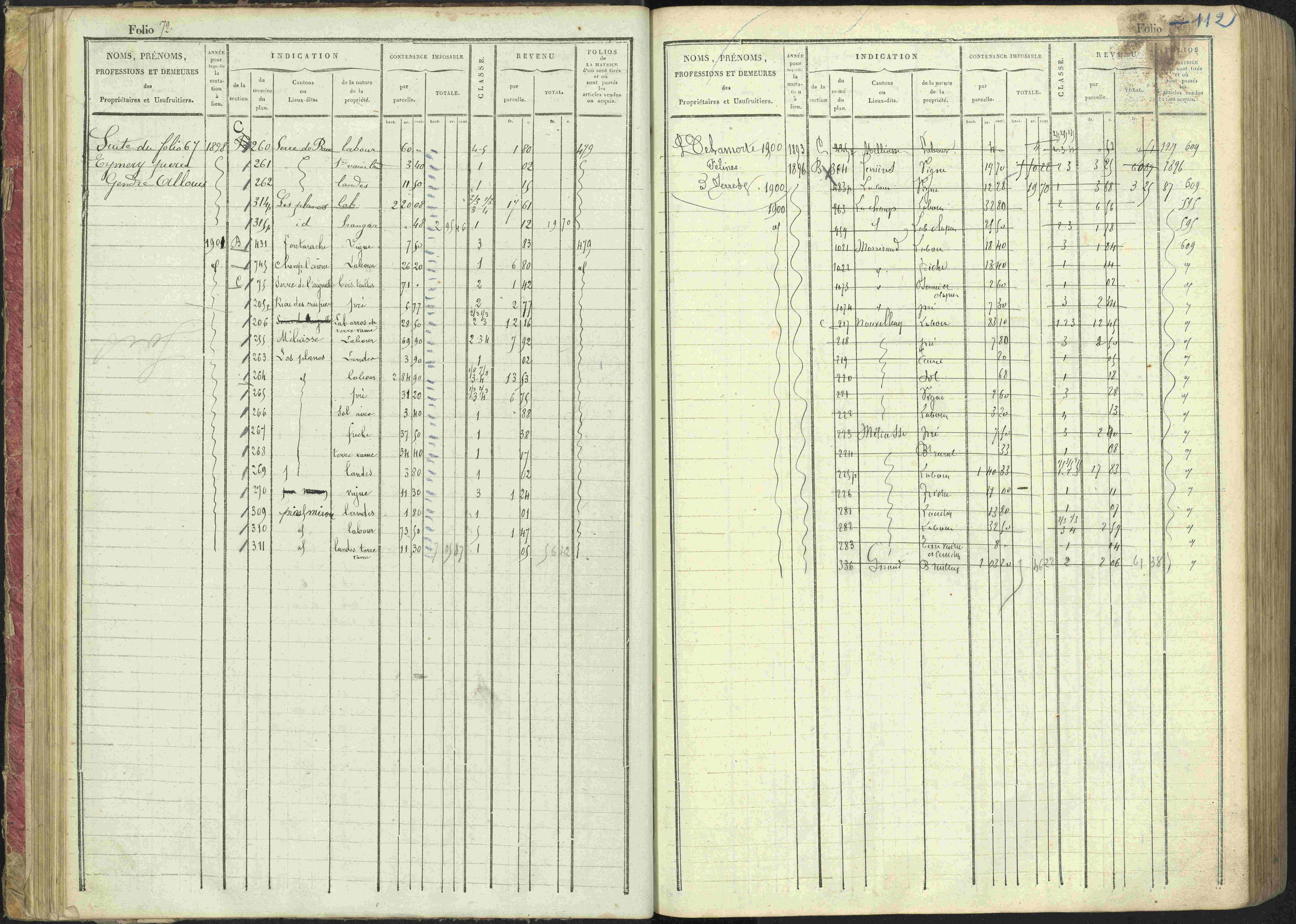 La Bâtie-Montsaléon - 3 P 230/1 - 3 P 230/1 - Matrice, folios 1-600. 