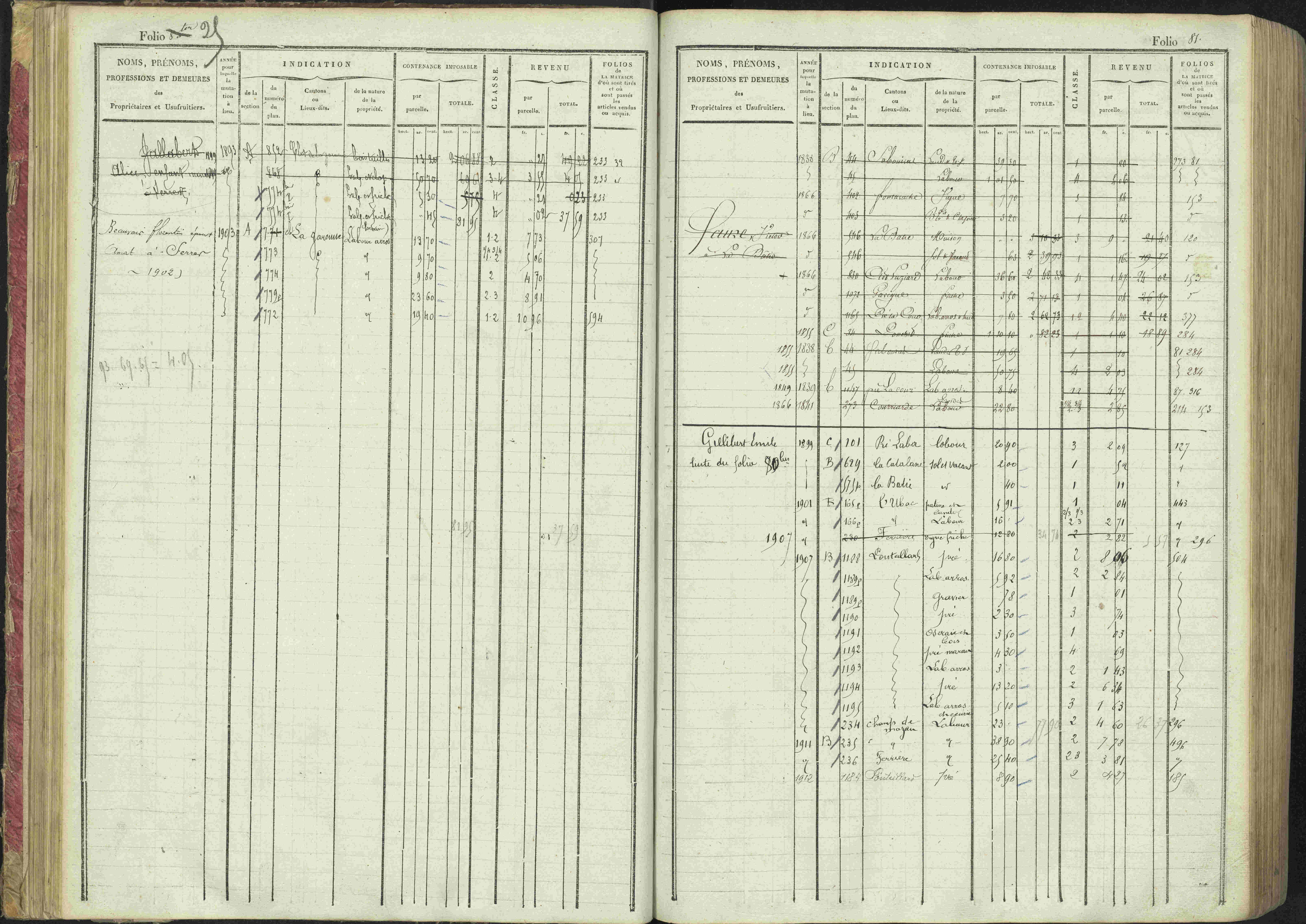 La Bâtie-Montsaléon - 3 P 230/1 - 3 P 230/1 - Matrice, folios 1-600. 