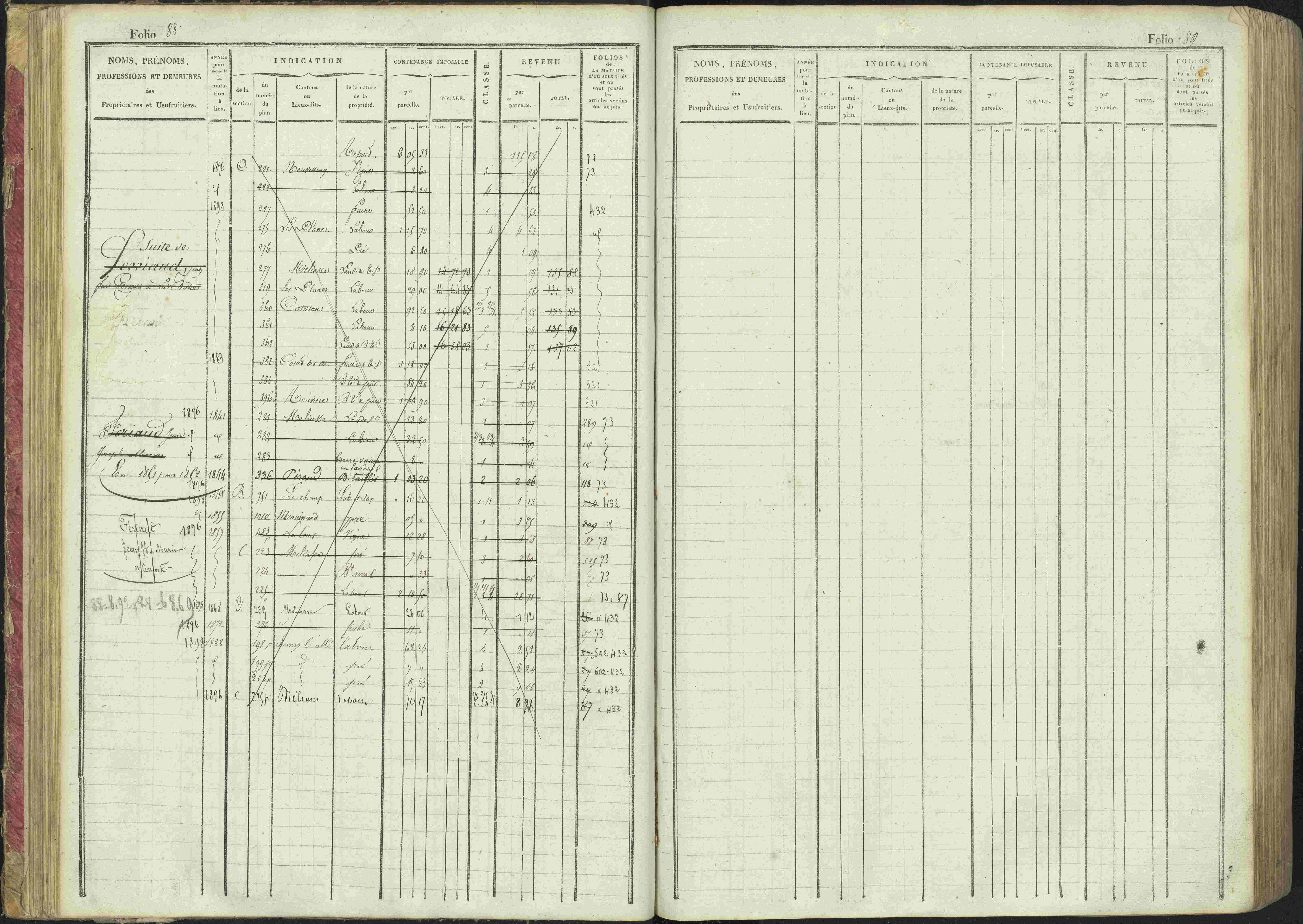 La Bâtie-Montsaléon - 3 P 230/1 - 3 P 230/1 - Matrice, folios 1-600. 
