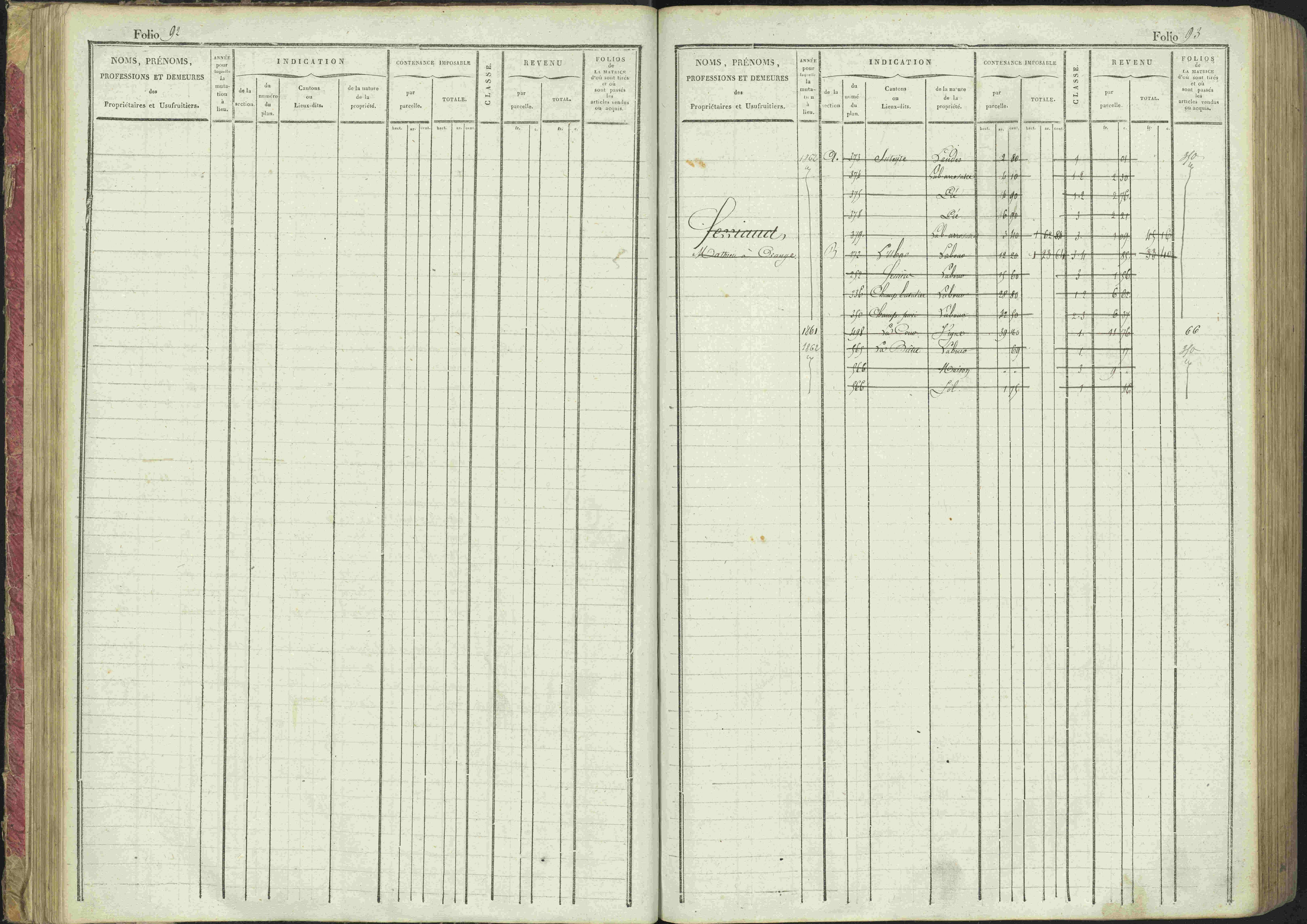 La Bâtie-Montsaléon - 3 P 230/1 - 3 P 230/1 - Matrice, folios 1-600. 