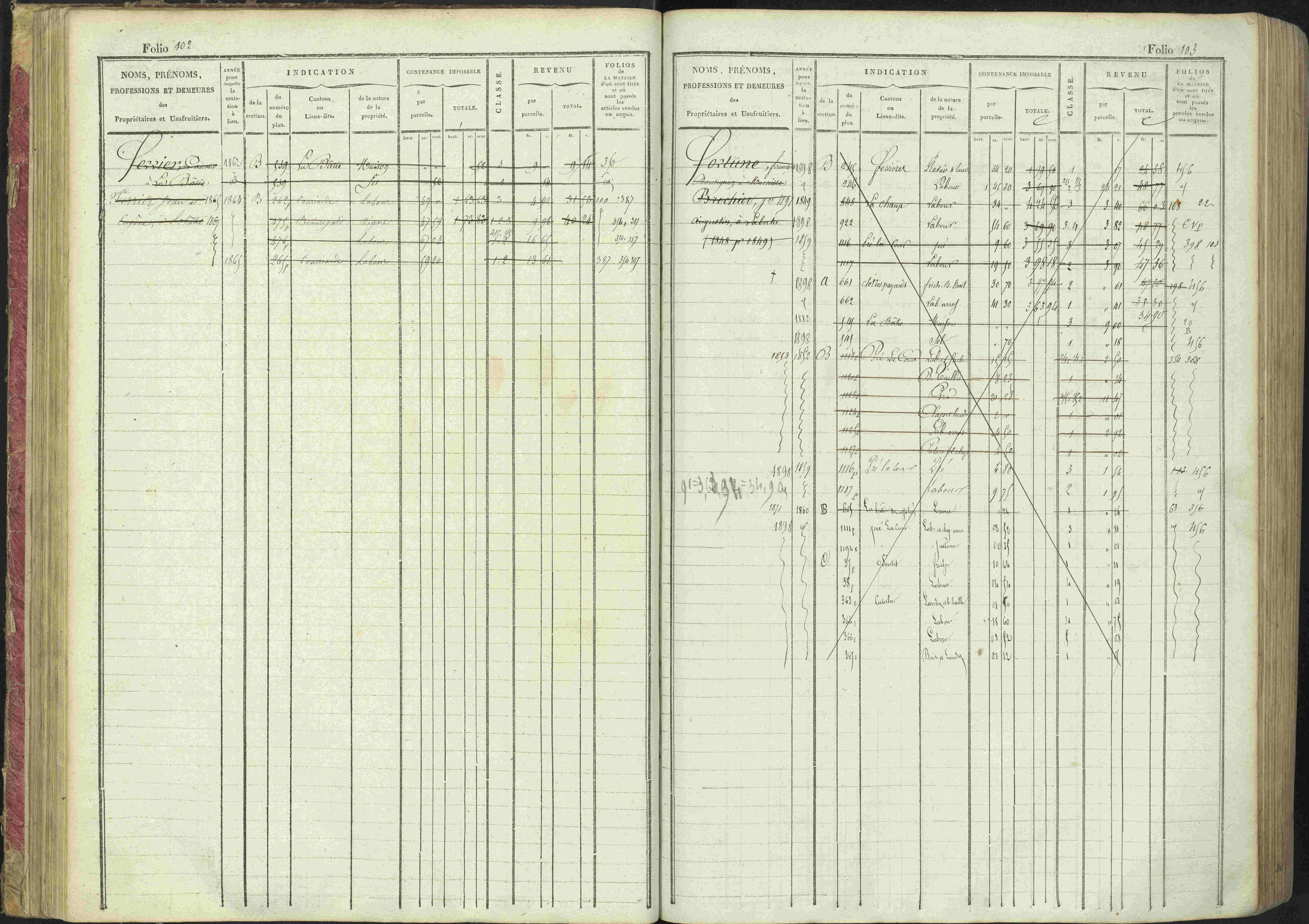 La Bâtie-Montsaléon - 3 P 230/1 - 3 P 230/1 - Matrice, folios 1-600. 
