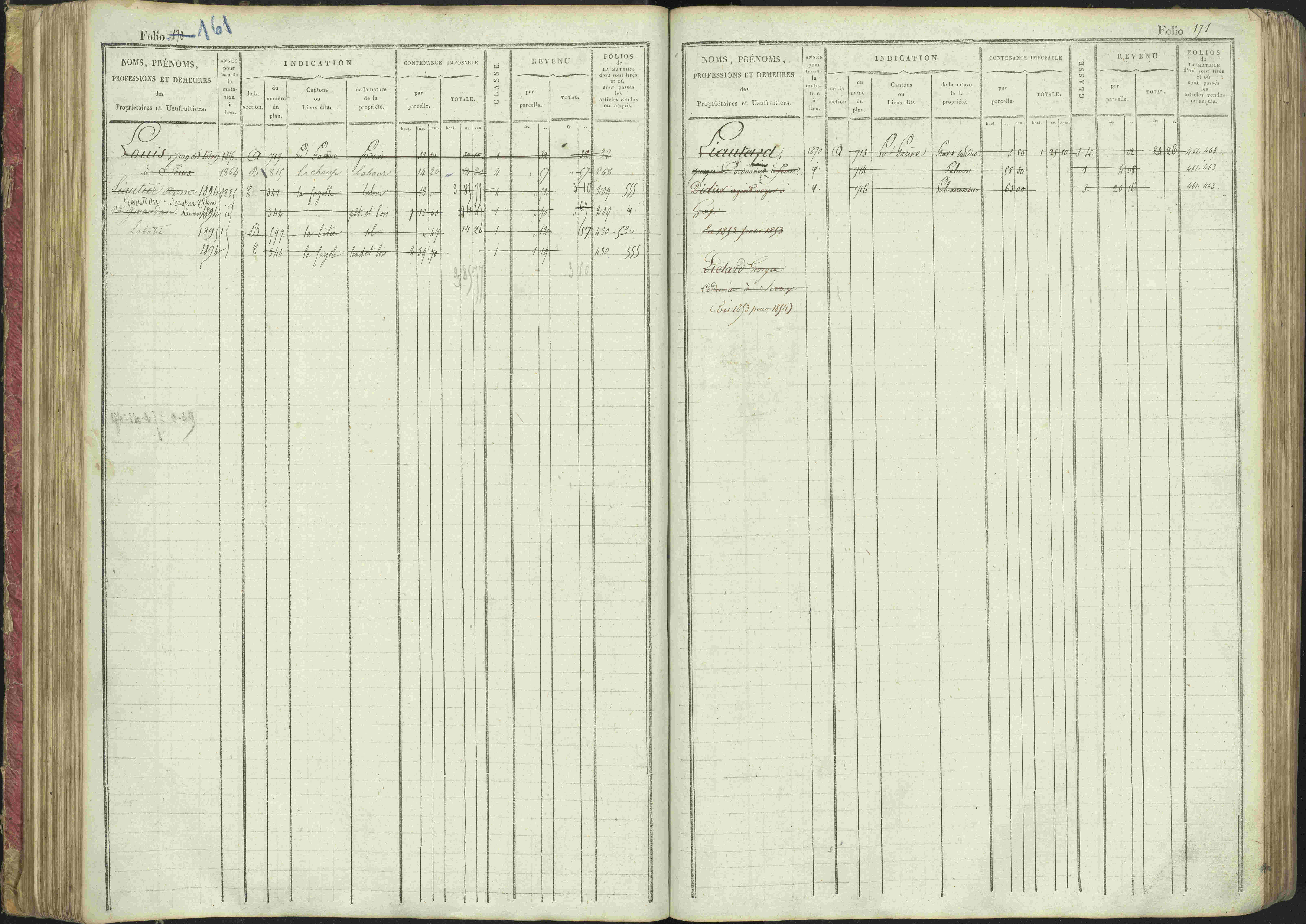 La Bâtie-Montsaléon - 3 P 230/1 - 3 P 230/1 - Matrice, folios 1-600. 