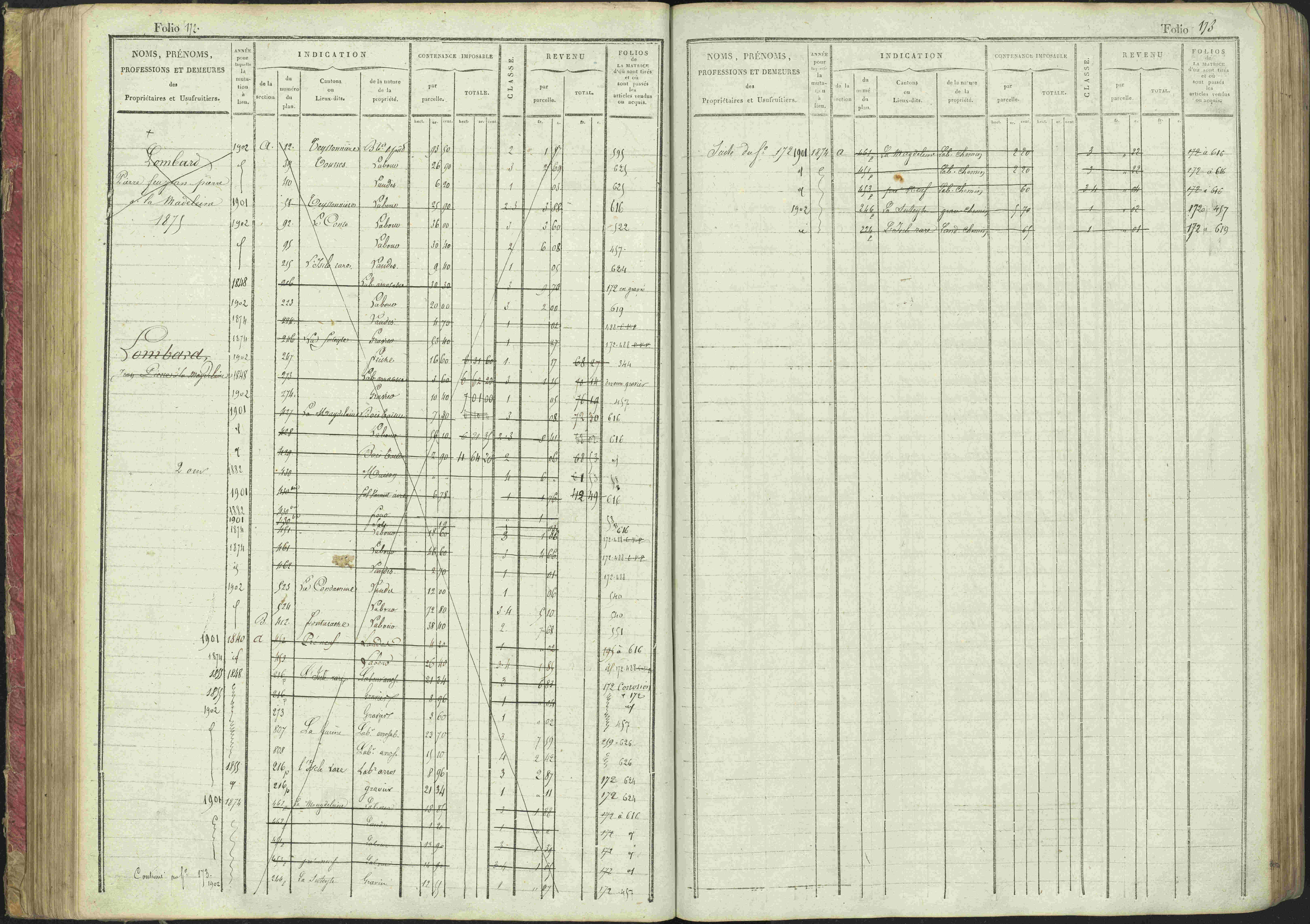 La Bâtie-Montsaléon - 3 P 230/1 - 3 P 230/1 - Matrice, folios 1-600. 