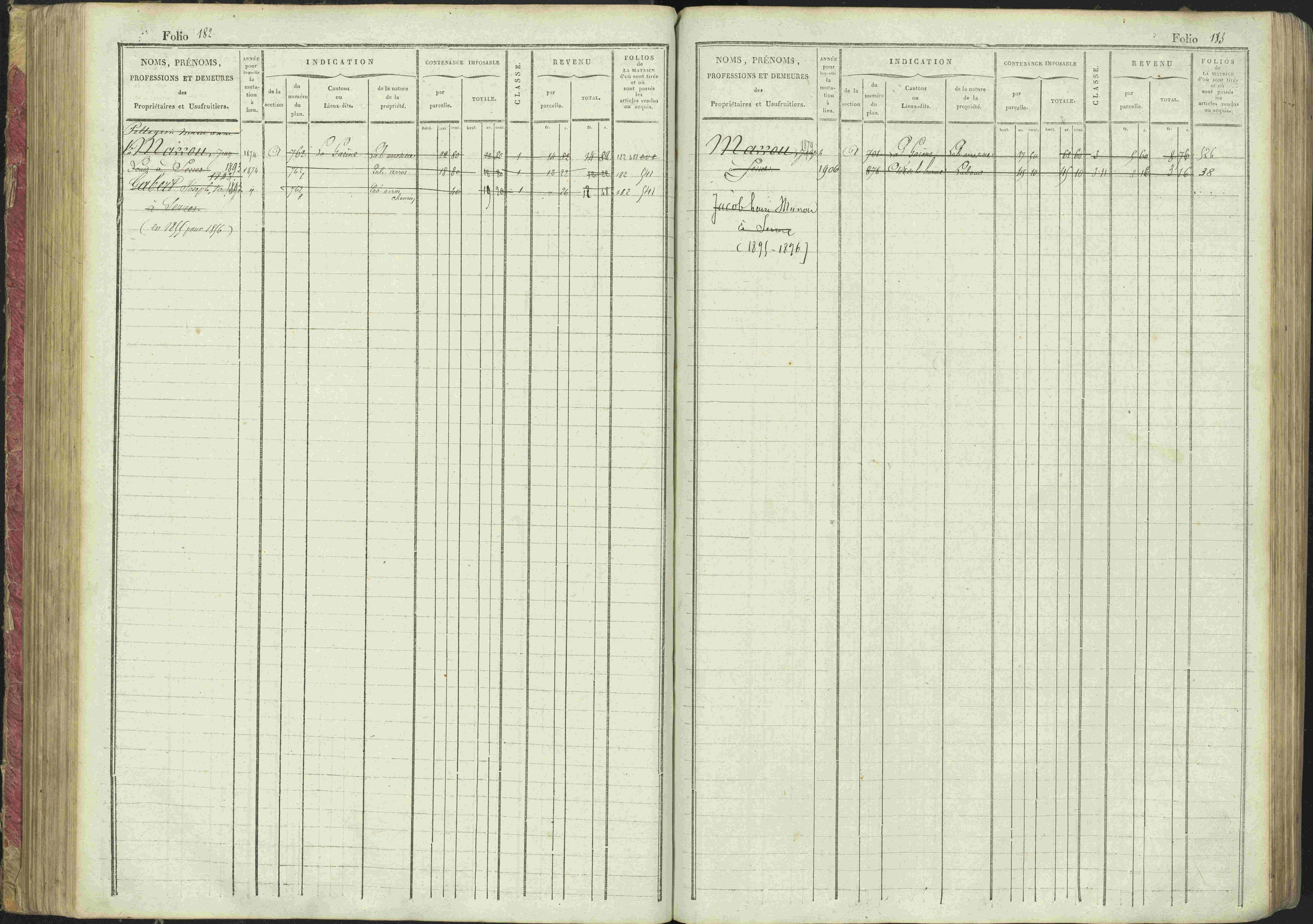 La Bâtie-Montsaléon - 3 P 230/1 - 3 P 230/1 - Matrice, folios 1-600. 