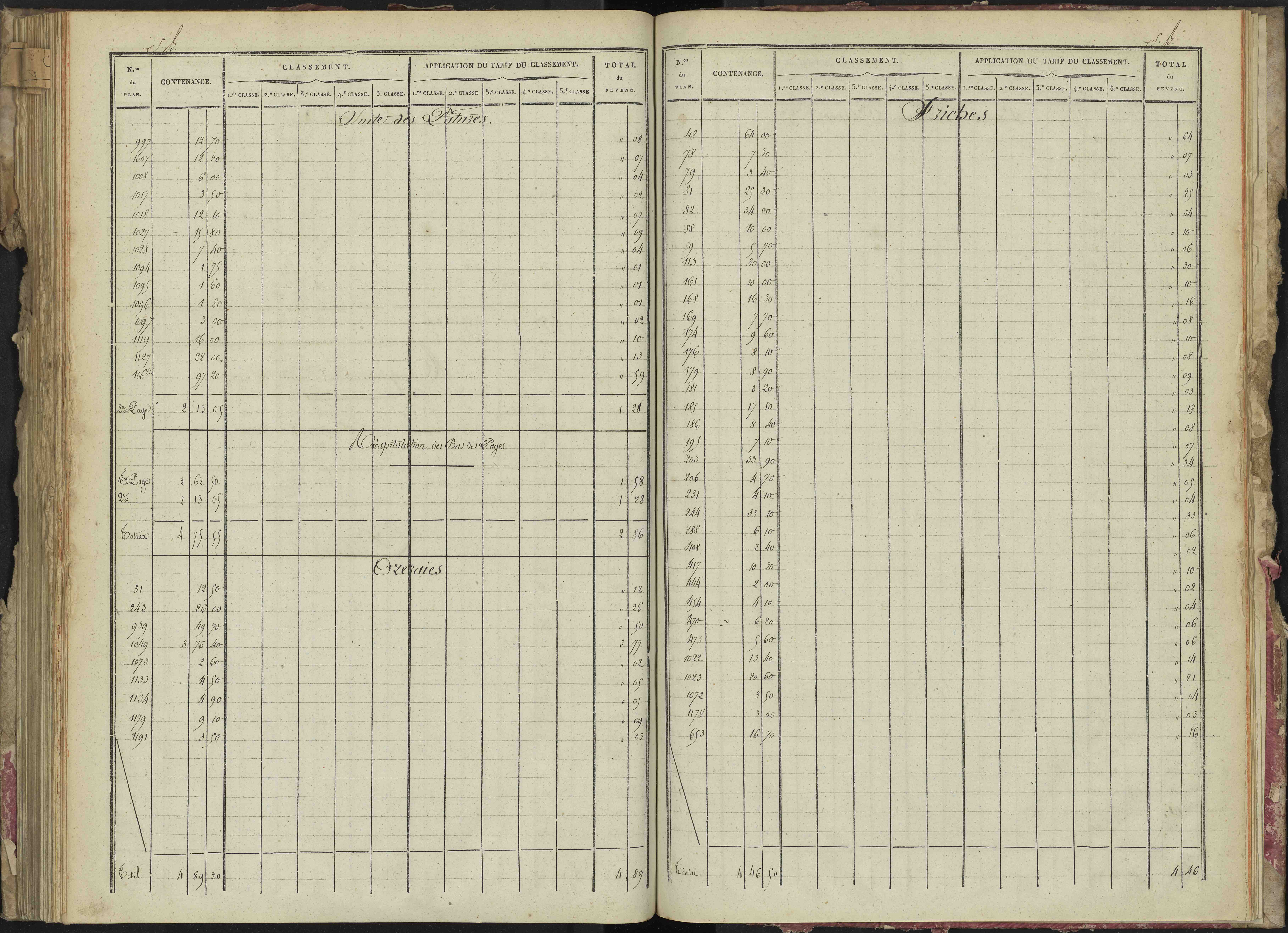 La Bâtie-Montsaléon - 3 P 229/5 - 3 P 229/5 - Relevé des numéros de même nature : section B 