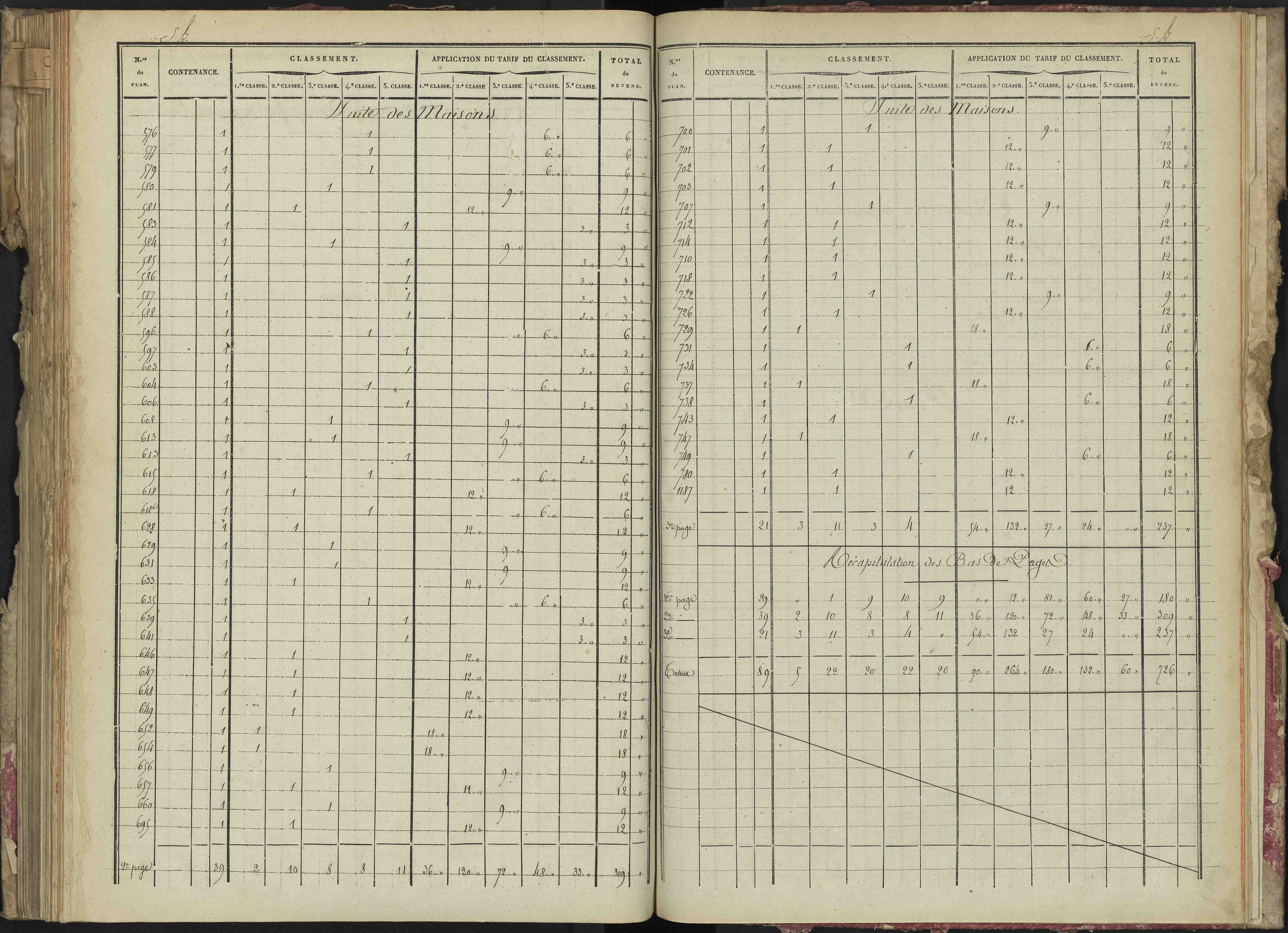 La Bâtie-Montsaléon - 3 P 229/5 - 3 P 229/5 - Relevé des numéros de même nature : section B 