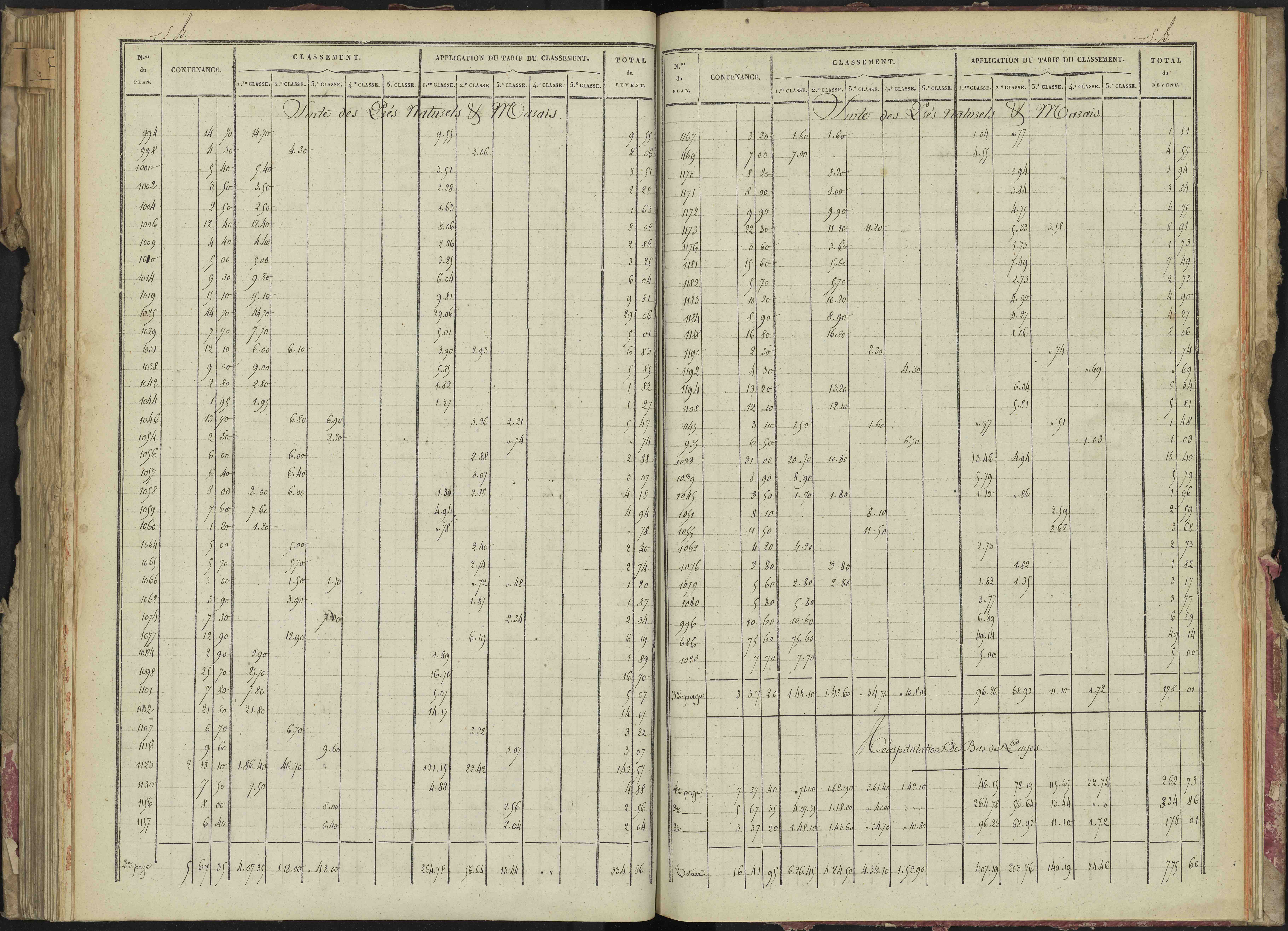 La Bâtie-Montsaléon - 3 P 229/5 - 3 P 229/5 - Relevé des numéros de même nature : section B 