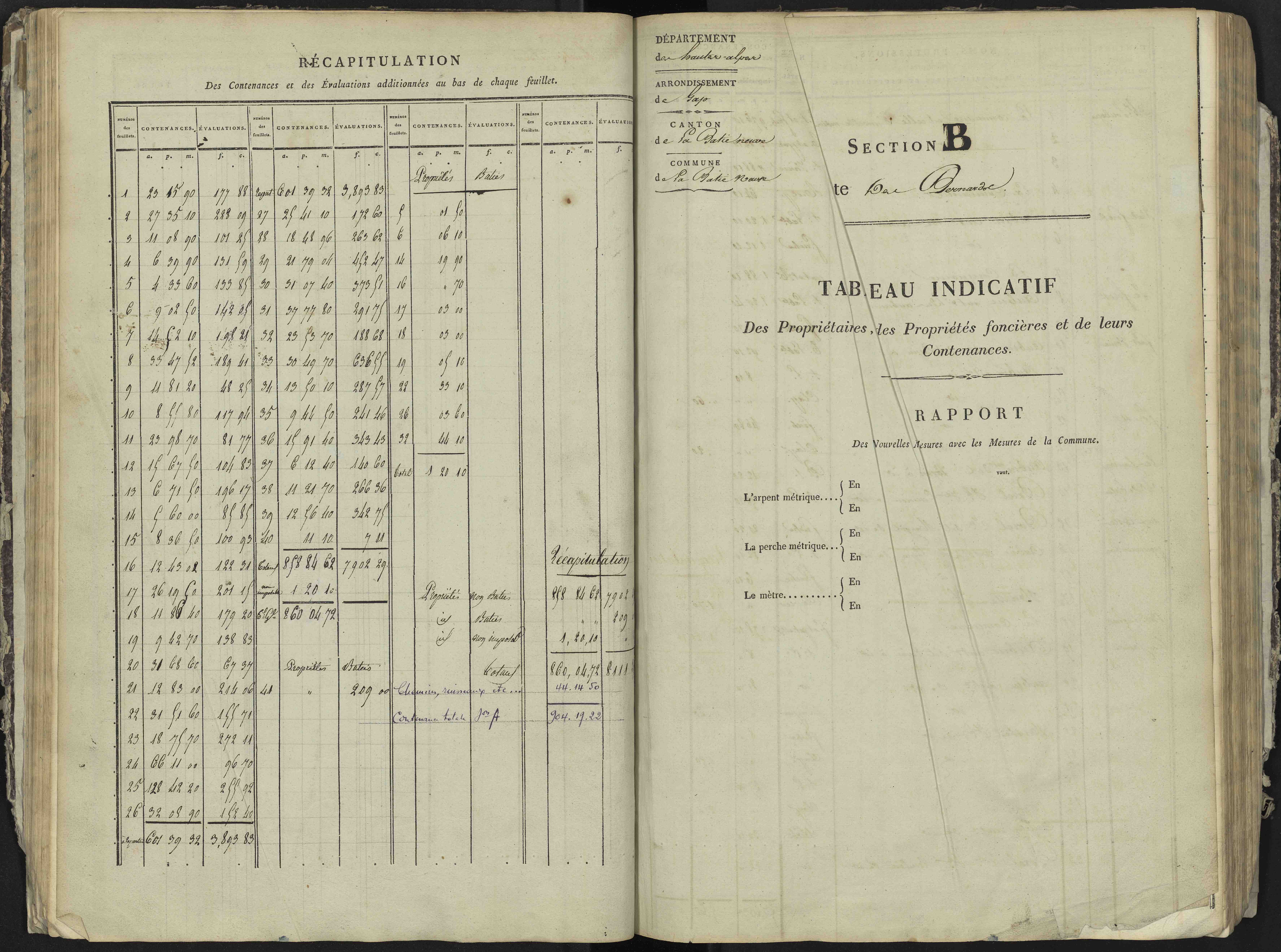 La Bâtie-Neuve - 3 P 236/2 - 3 P 236/2 - Section B 