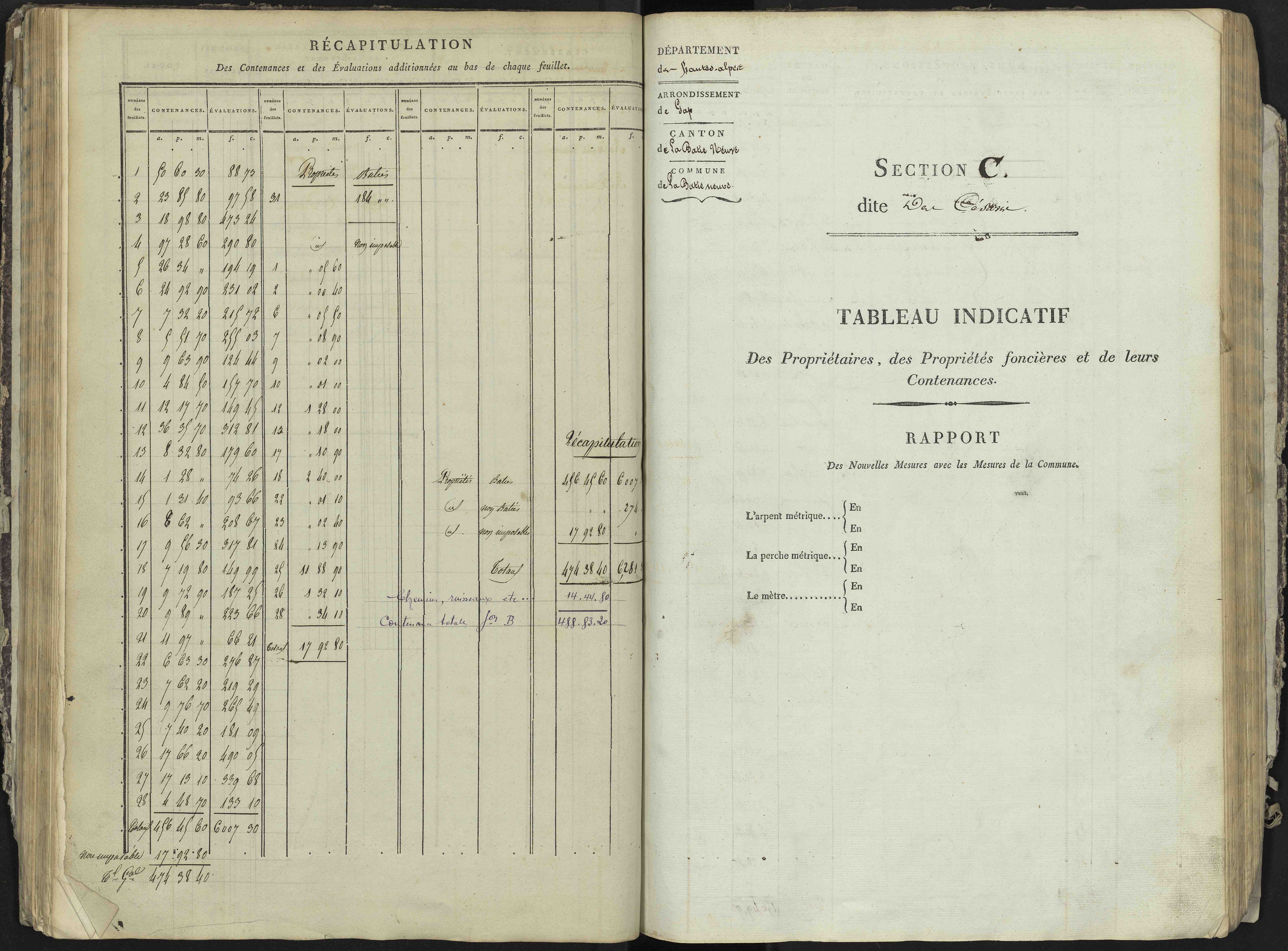 La Bâtie-Neuve - 3 P 236/3 - 3 P 236/3 - Section C 