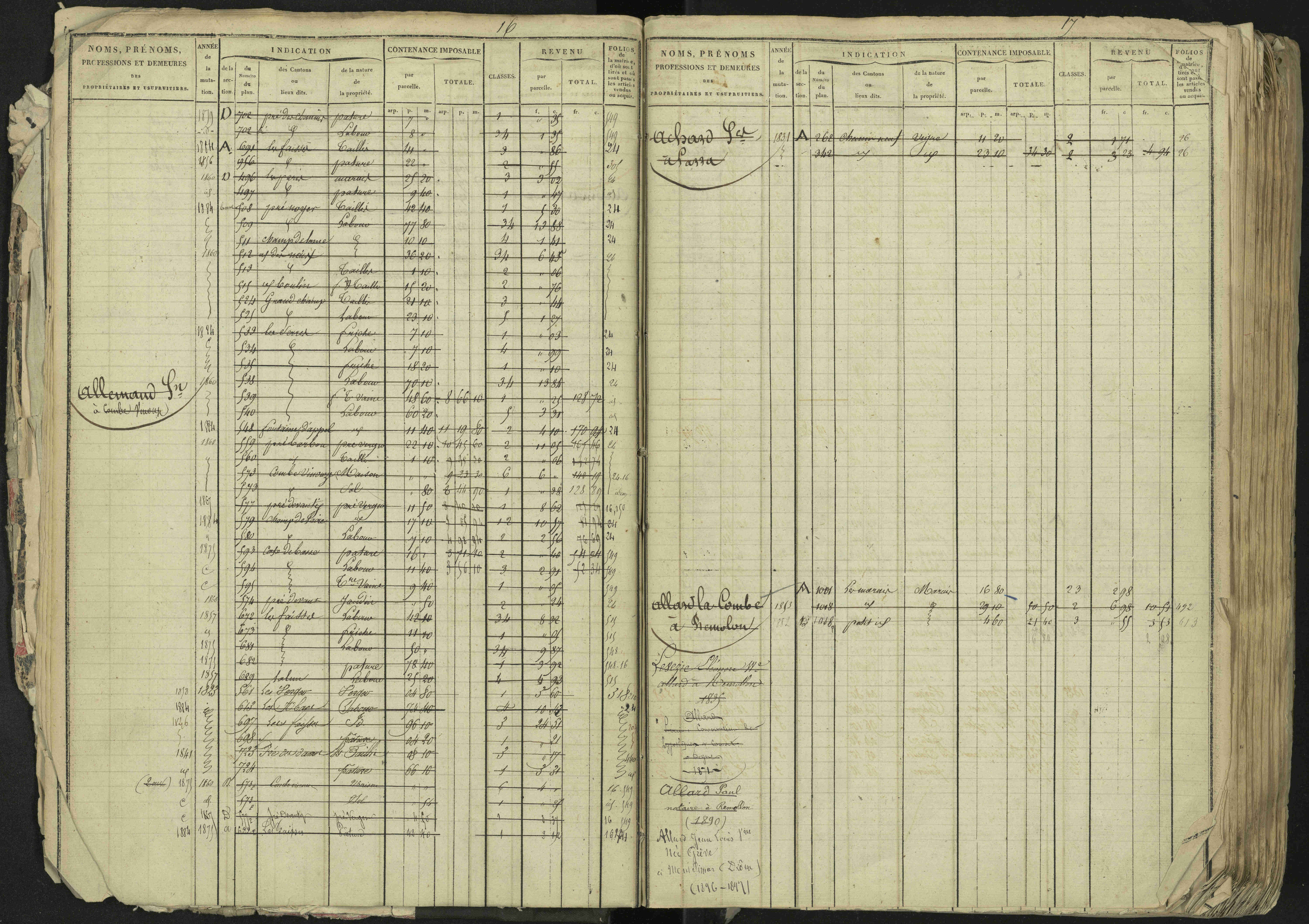 La Bâtie-Neuve - 3 P 237/1 - 3 P 237/1 - Matrice, folios 1-520. 