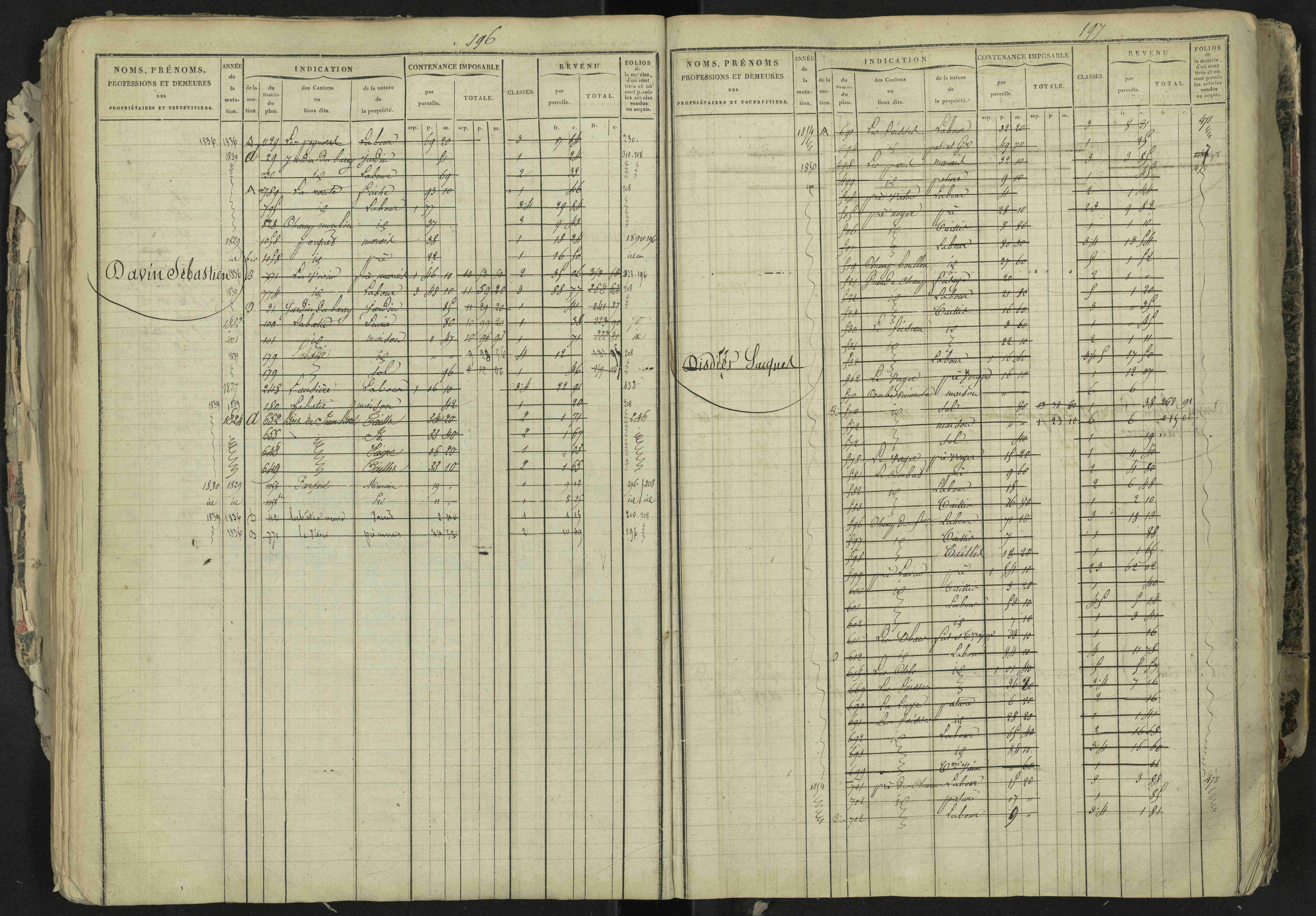 La Bâtie-Neuve - 3 P 237/1 - 3 P 237/1 - Matrice, folios 1-520. 