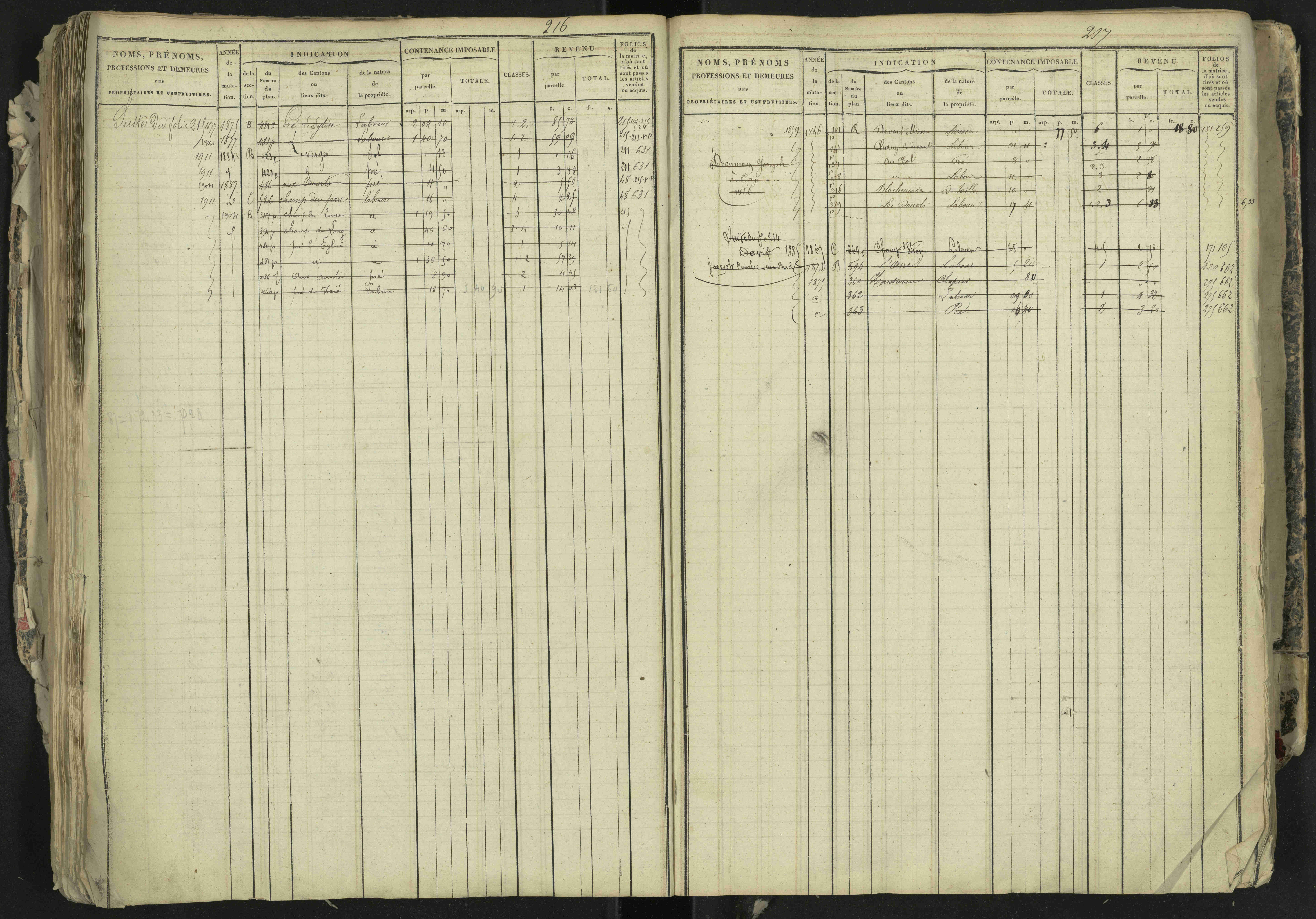 La Bâtie-Neuve - 3 P 237/1 - 3 P 237/1 - Matrice, folios 1-520. 