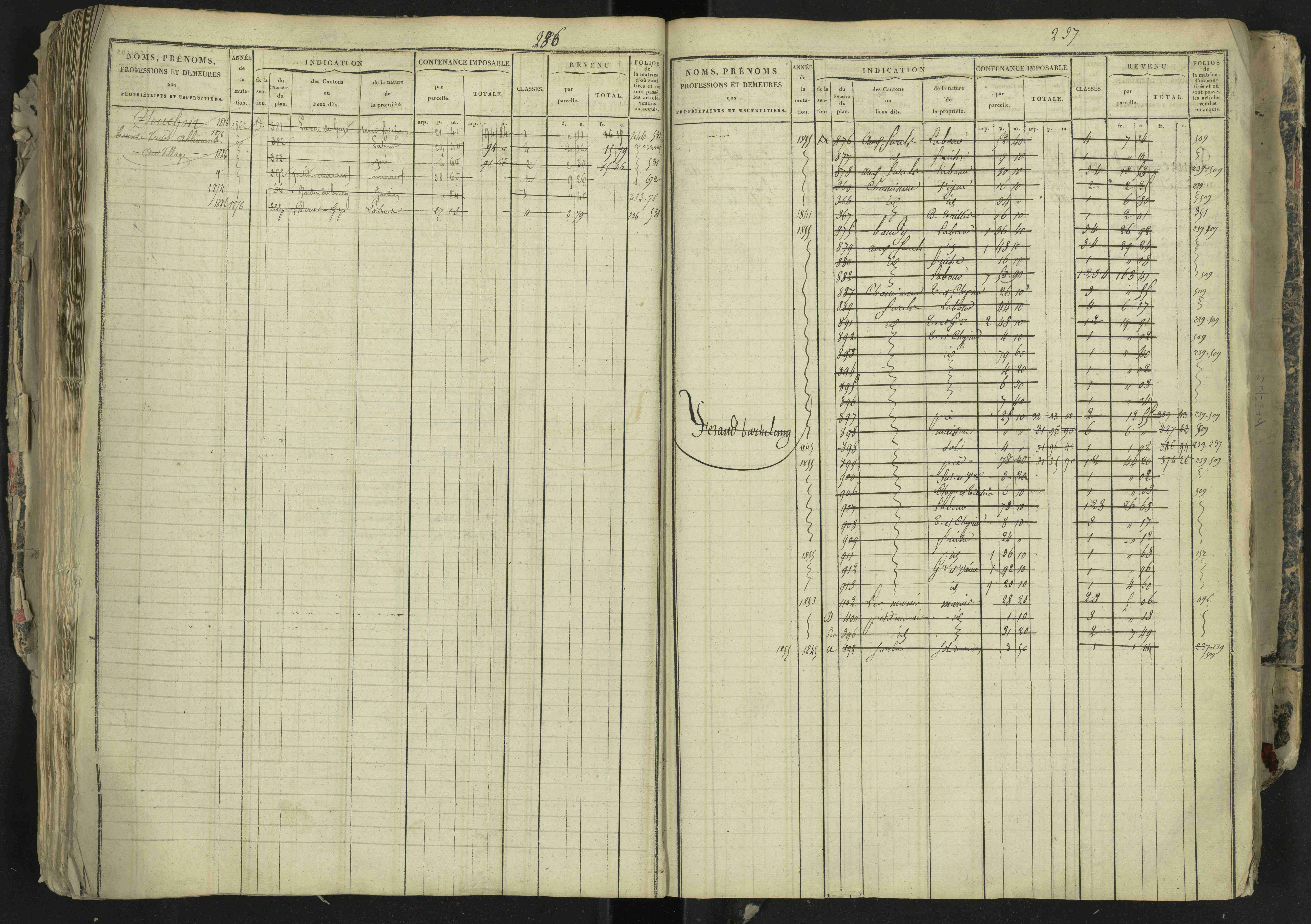 La Bâtie-Neuve - 3 P 237/1 - 3 P 237/1 - Matrice, folios 1-520. 