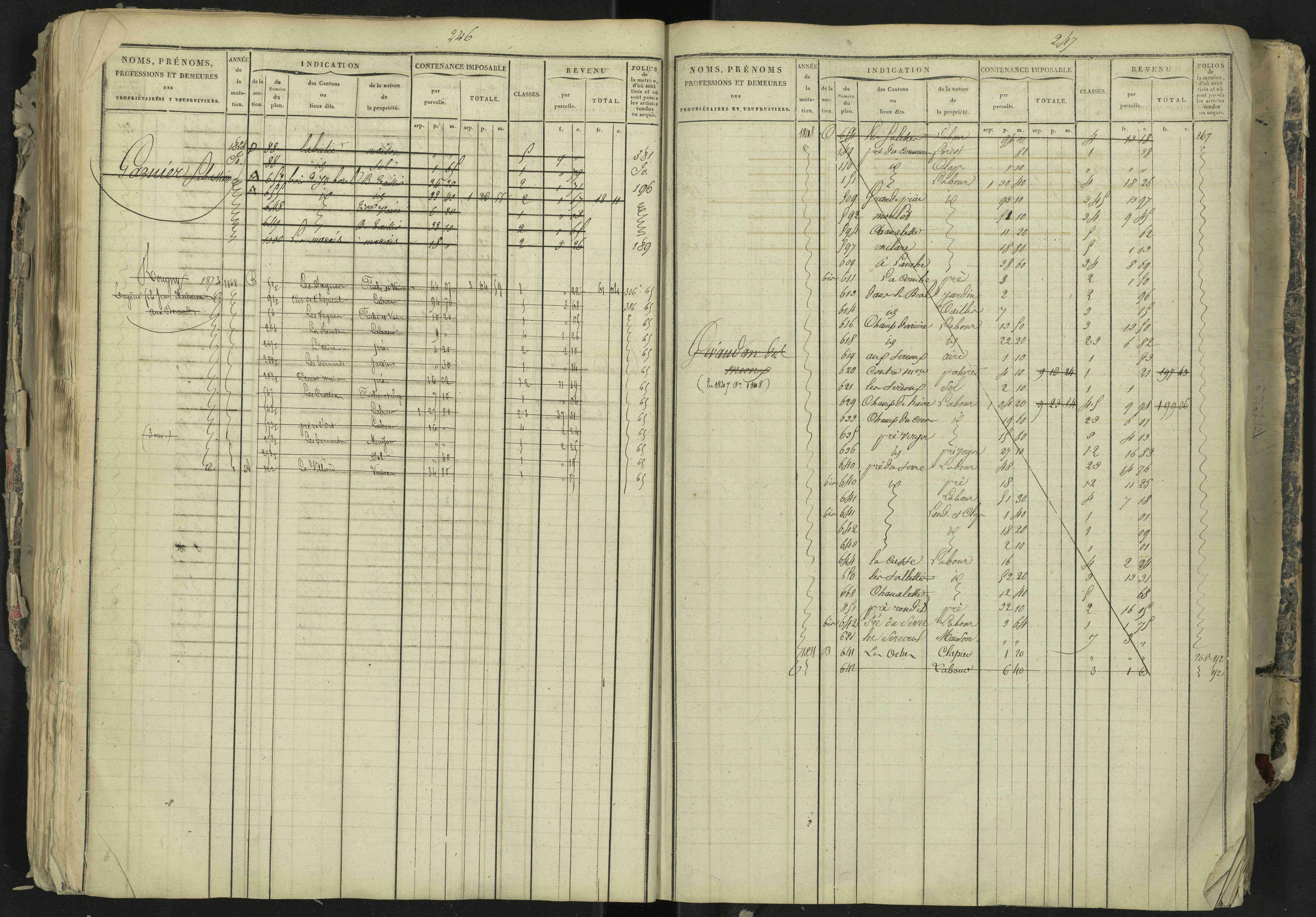 La Bâtie-Neuve - 3 P 237/1 - 3 P 237/1 - Matrice, folios 1-520. 