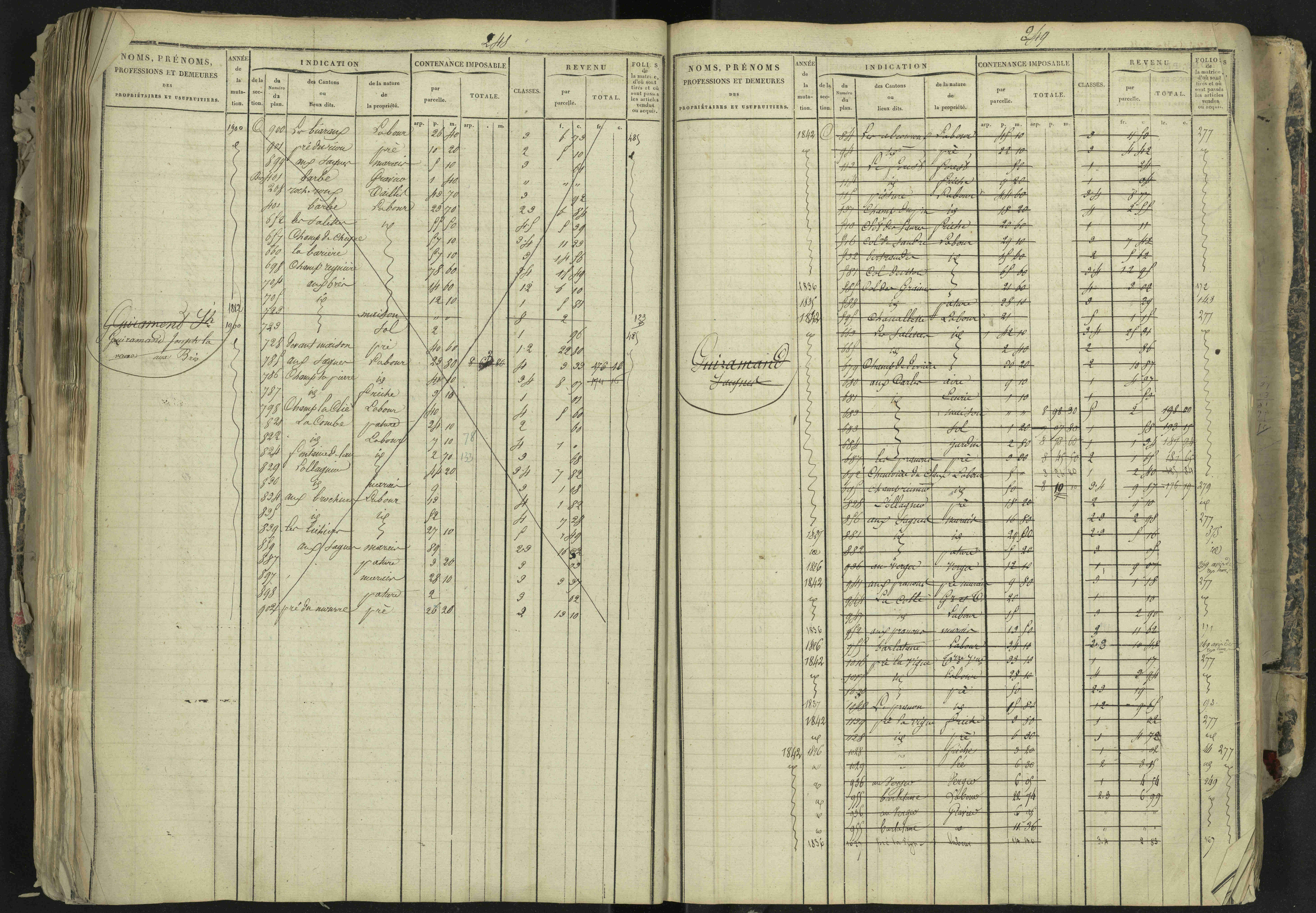 La Bâtie-Neuve - 3 P 237/1 - 3 P 237/1 - Matrice, folios 1-520. 