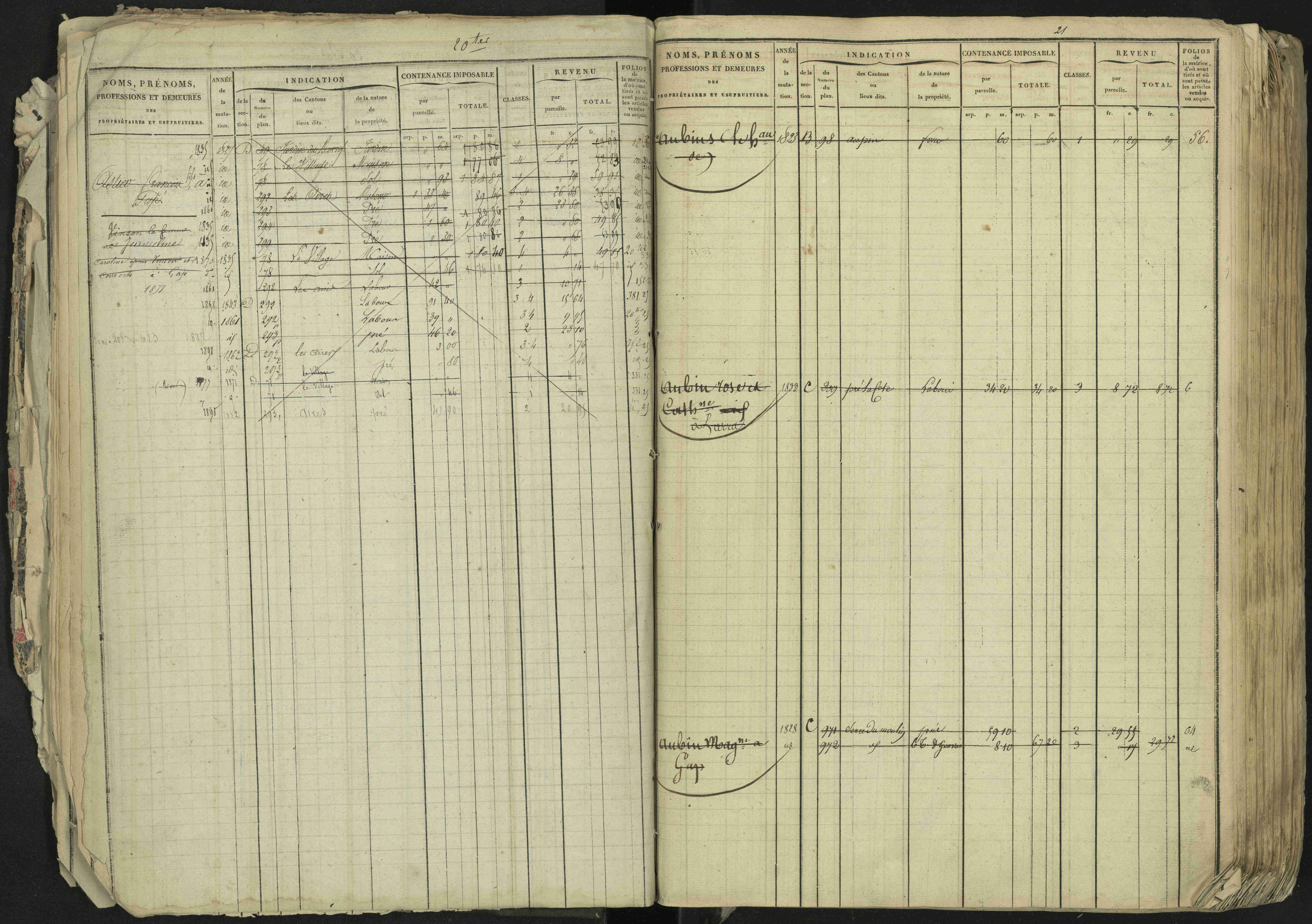 La Bâtie-Neuve - 3 P 237/1 - 3 P 237/1 - Matrice, folios 1-520. 