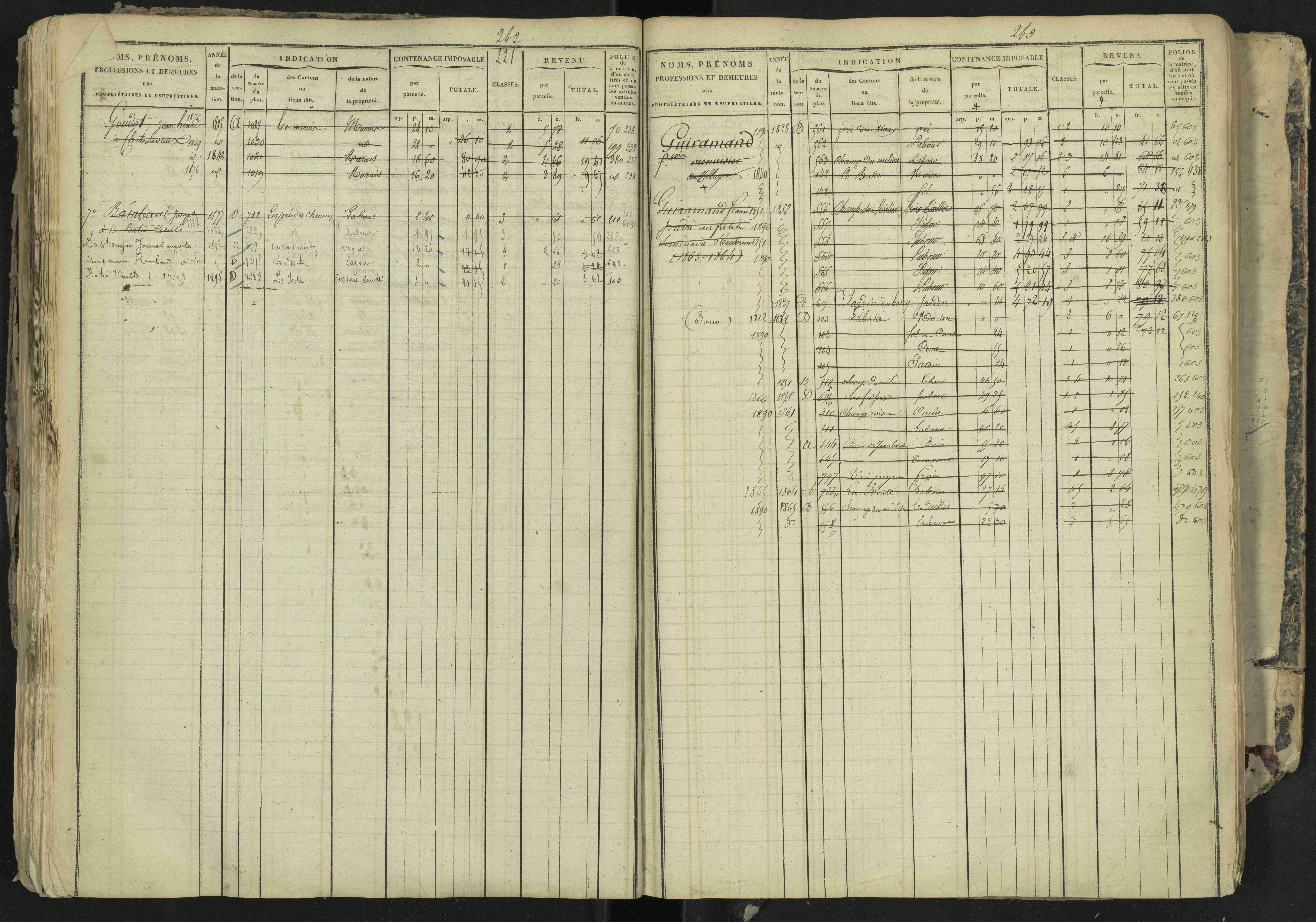 La Bâtie-Neuve - 3 P 237/1 - 3 P 237/1 - Matrice, folios 1-520. 