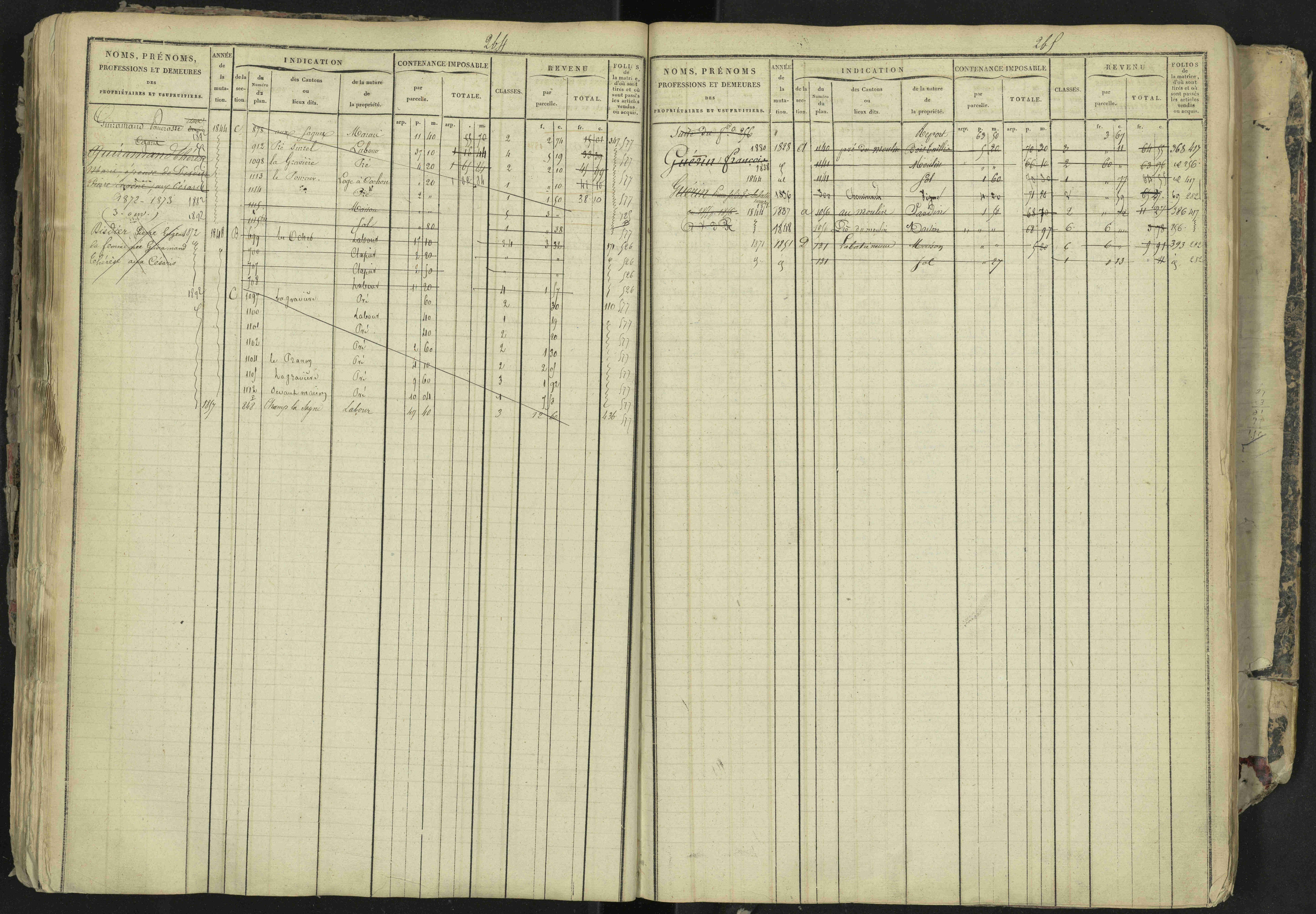 La Bâtie-Neuve - 3 P 237/1 - 3 P 237/1 - Matrice, folios 1-520. 