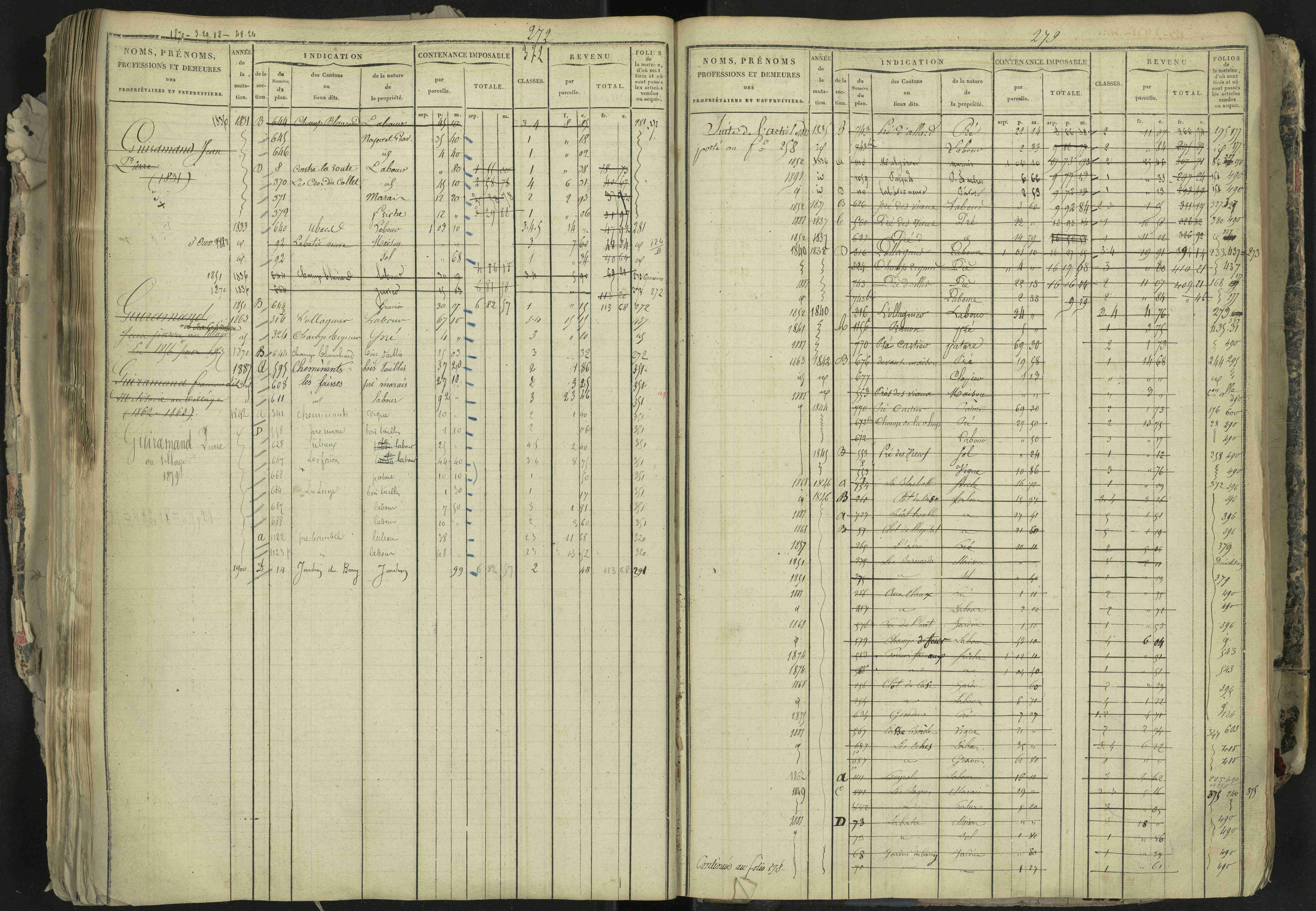 La Bâtie-Neuve - 3 P 237/1 - 3 P 237/1 - Matrice, folios 1-520. 