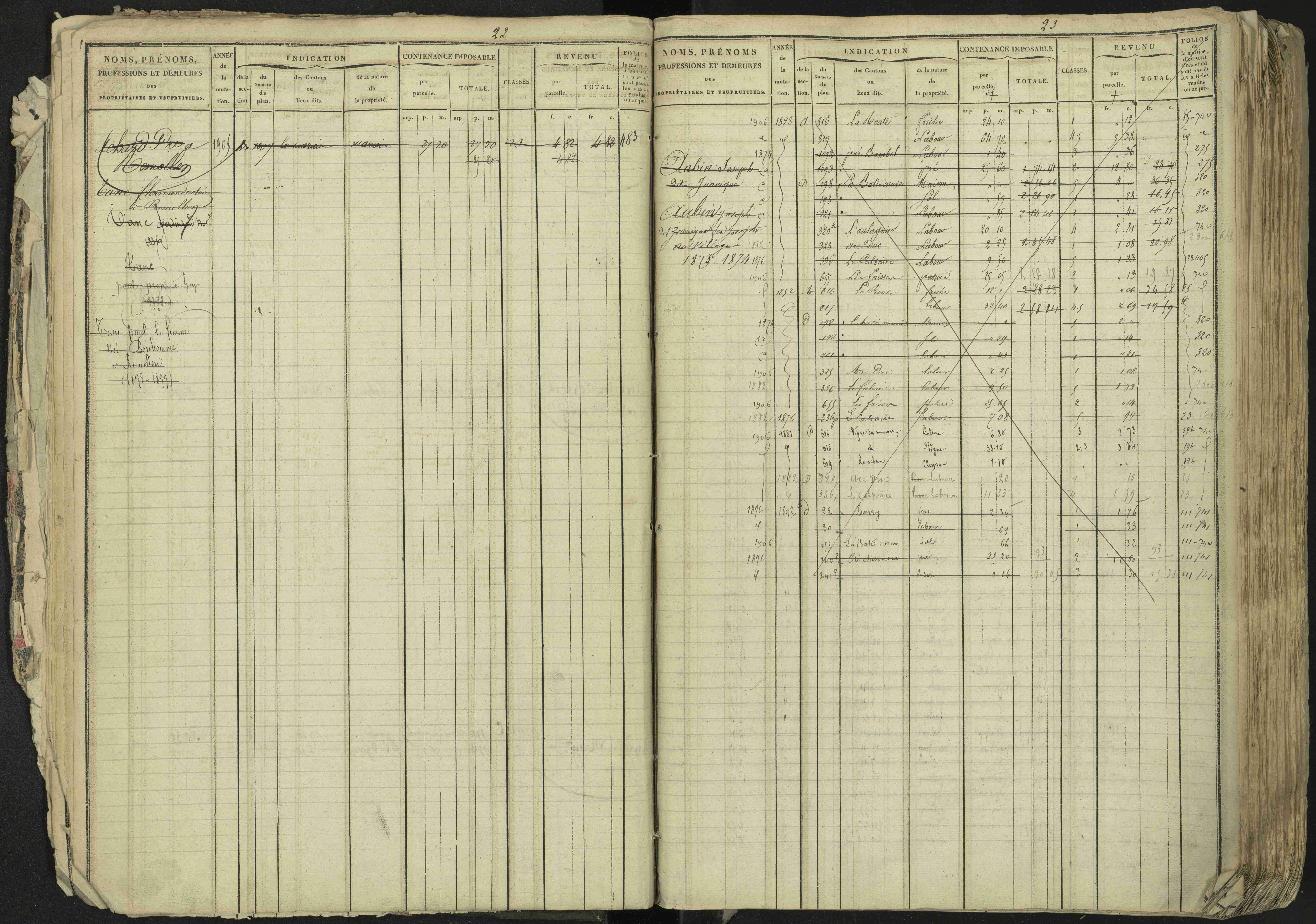 La Bâtie-Neuve - 3 P 237/1 - 3 P 237/1 - Matrice, folios 1-520. 