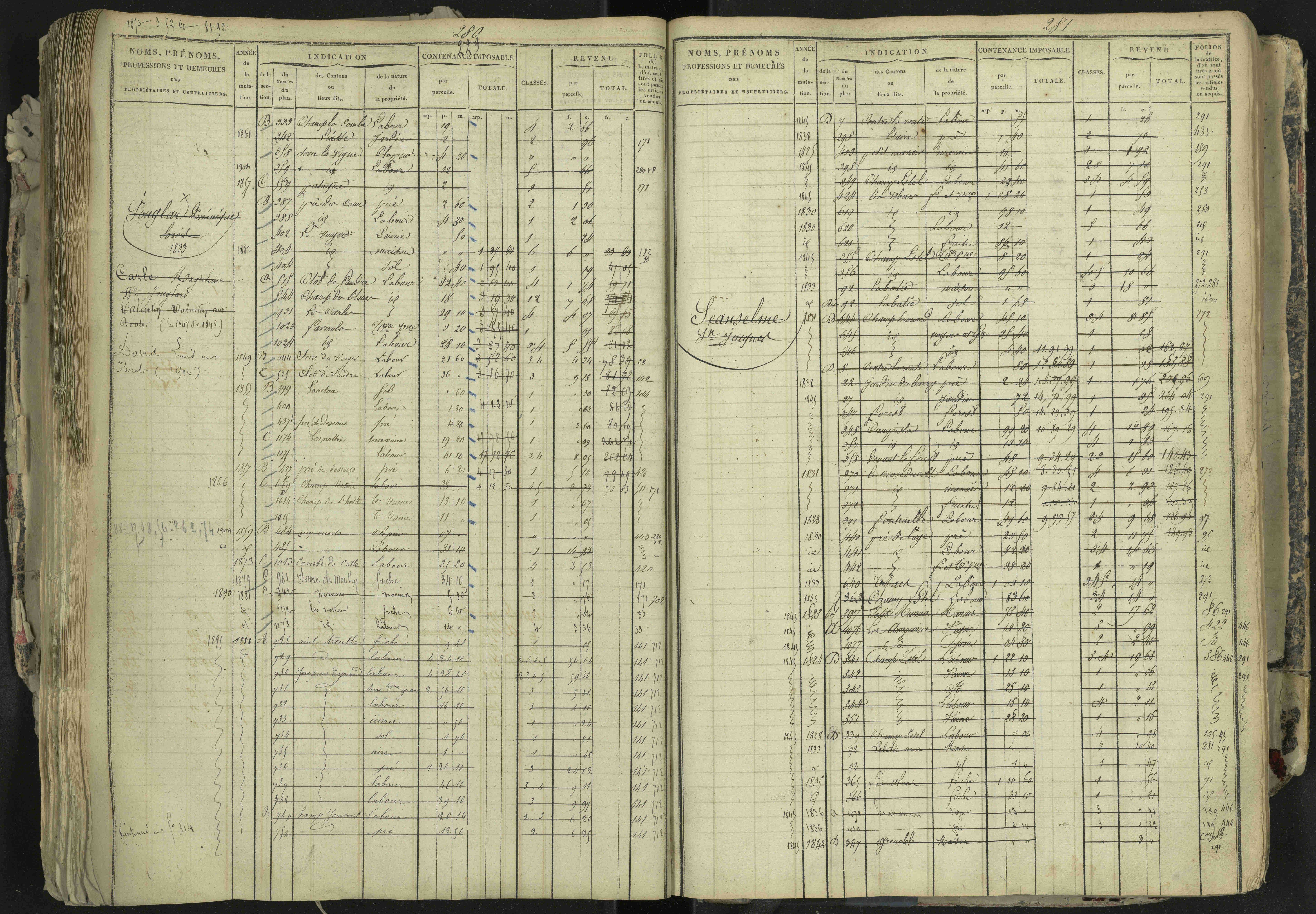 La Bâtie-Neuve - 3 P 237/1 - 3 P 237/1 - Matrice, folios 1-520. 
