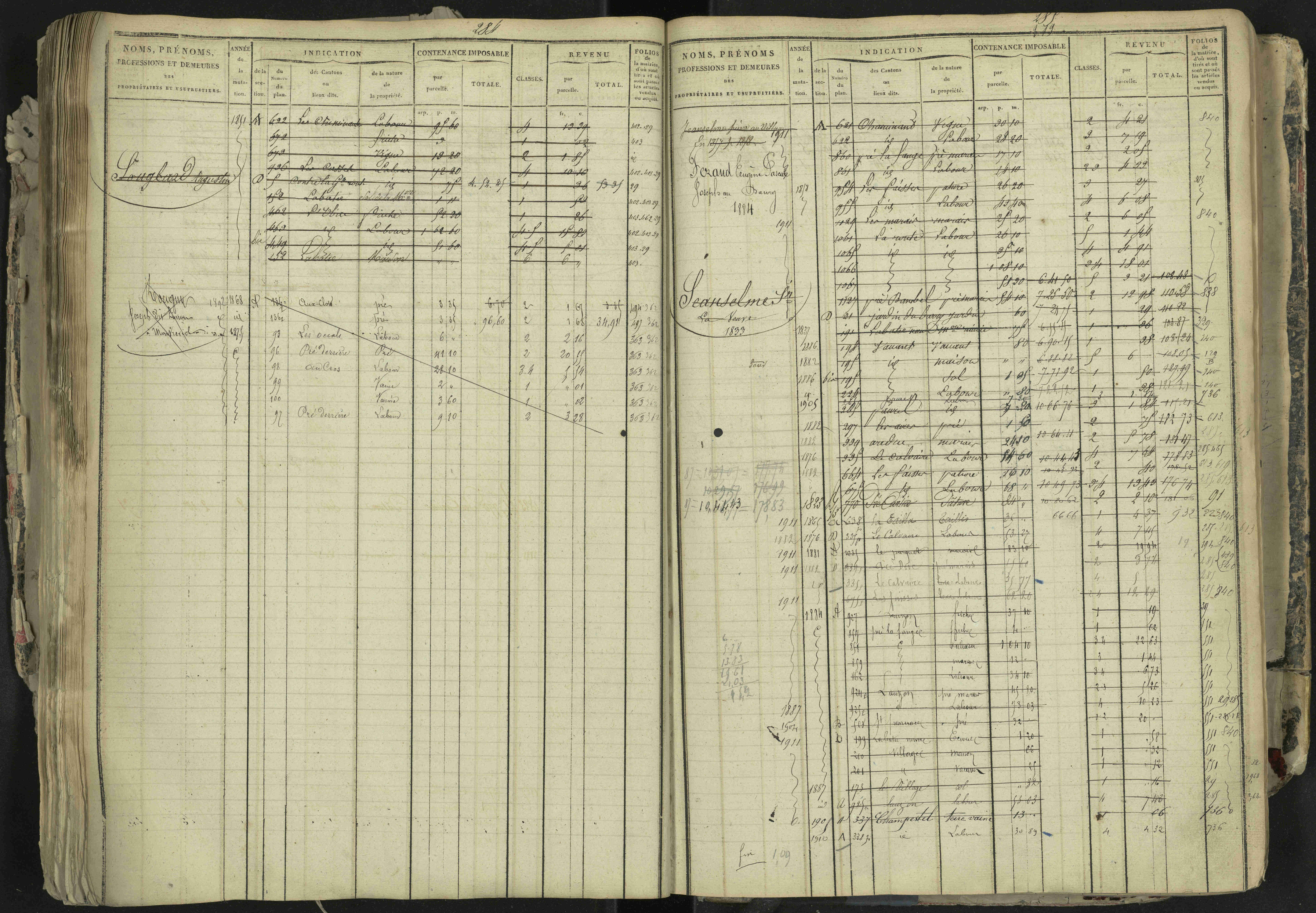La Bâtie-Neuve - 3 P 237/1 - 3 P 237/1 - Matrice, folios 1-520. 