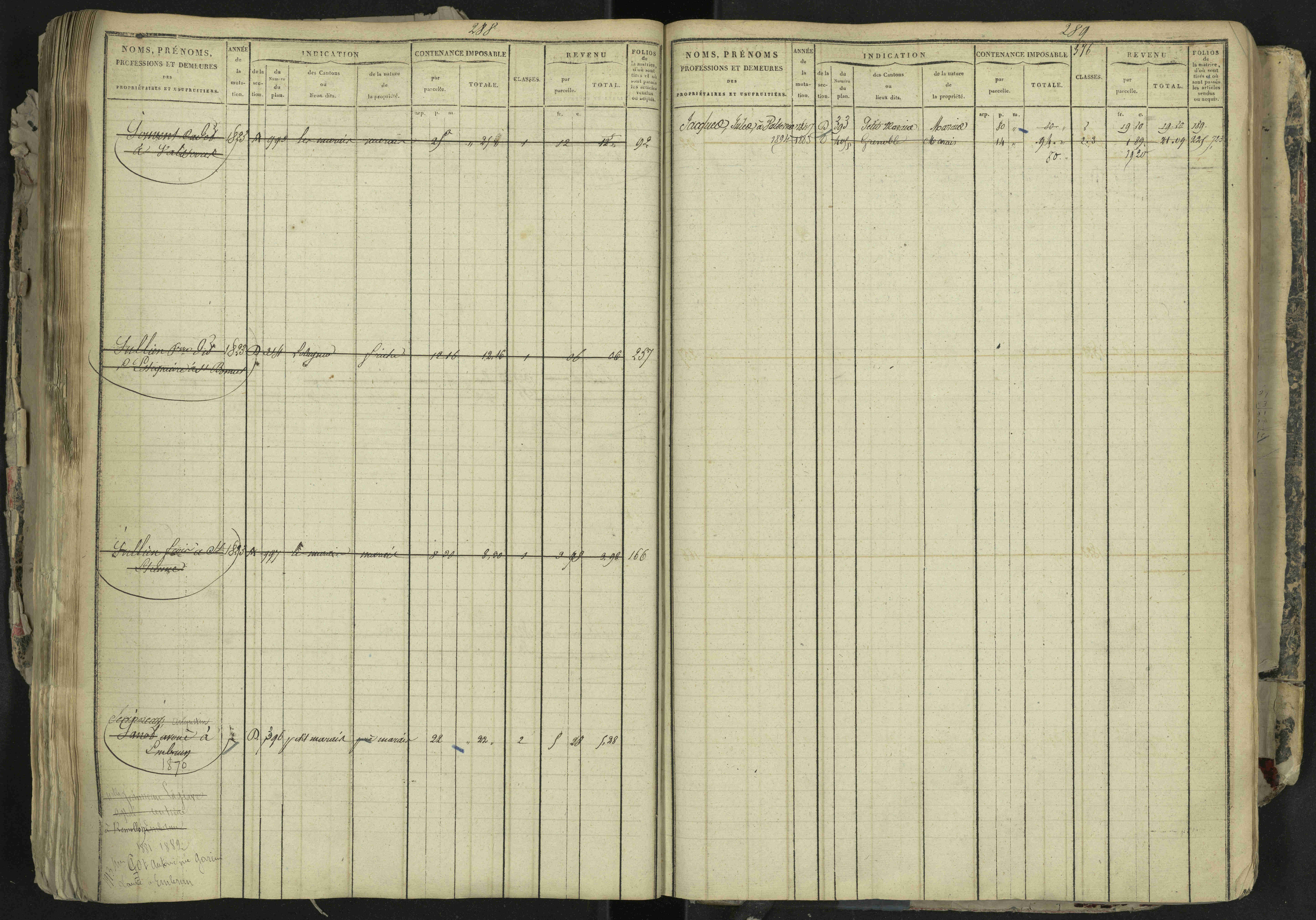 La Bâtie-Neuve - 3 P 237/1 - 3 P 237/1 - Matrice, folios 1-520. 