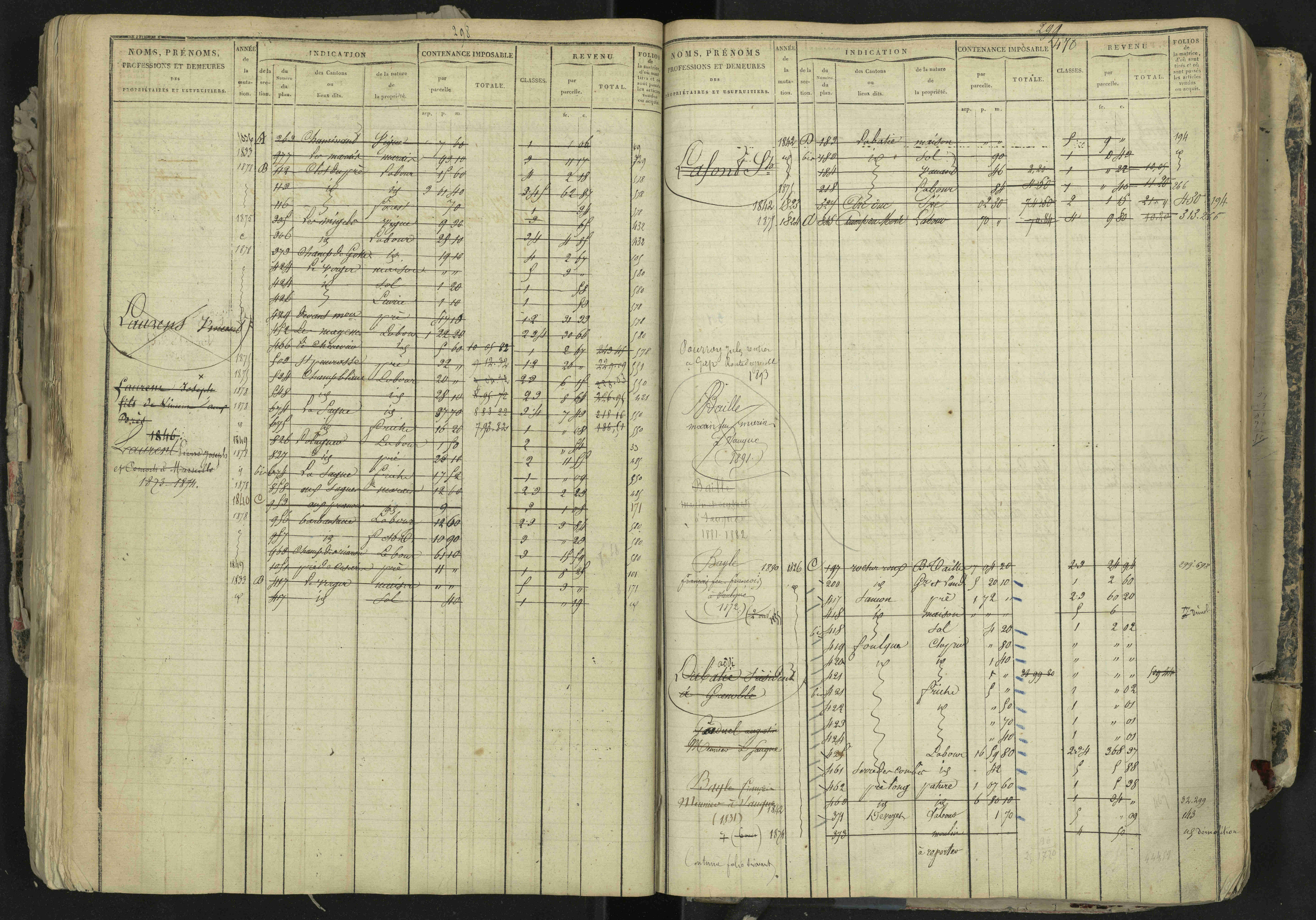 La Bâtie-Neuve - 3 P 237/1 - 3 P 237/1 - Matrice, folios 1-520. 