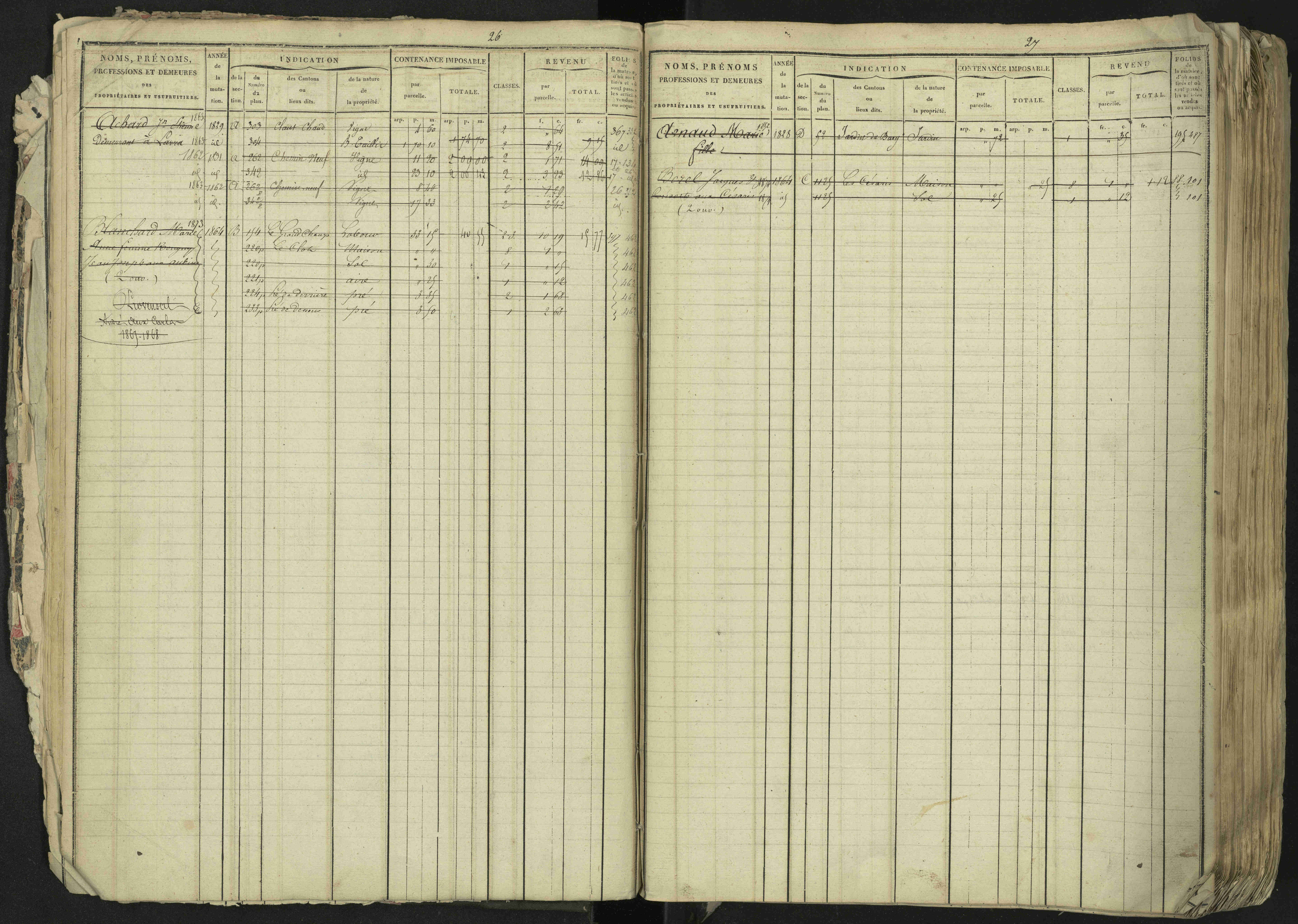 La Bâtie-Neuve - 3 P 237/1 - 3 P 237/1 - Matrice, folios 1-520. 