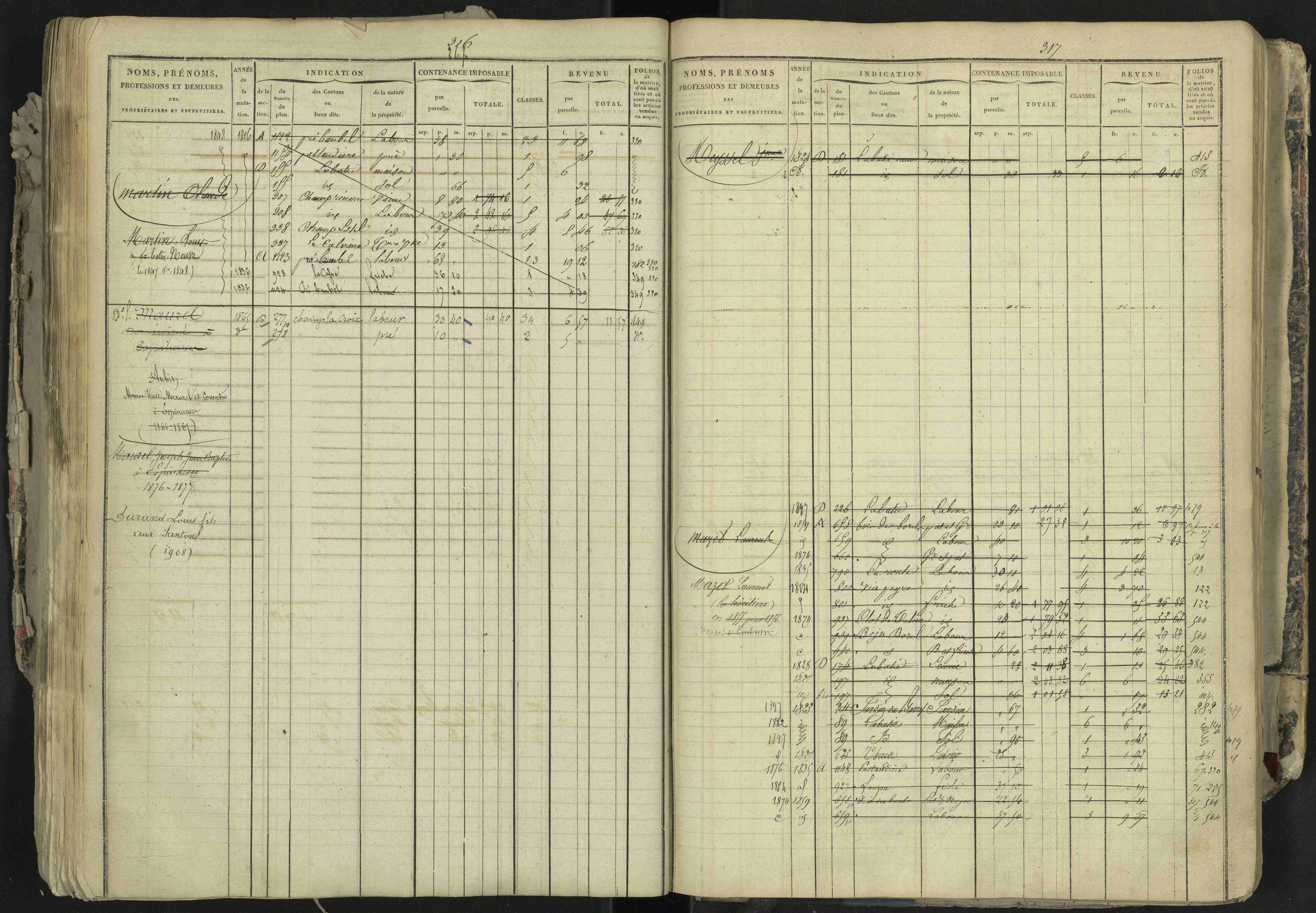 La Bâtie-Neuve - 3 P 237/1 - 3 P 237/1 - Matrice, folios 1-520. 