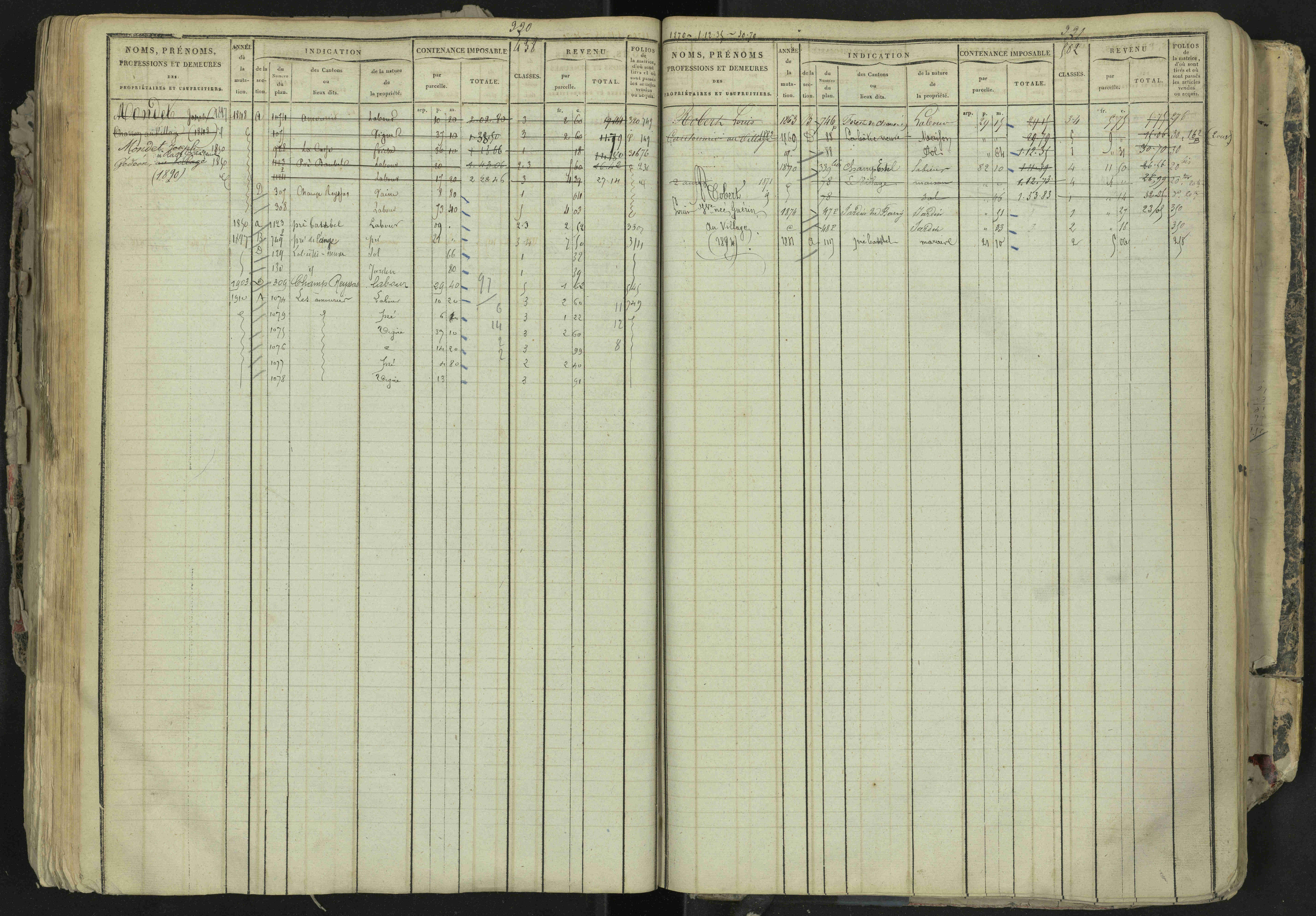 La Bâtie-Neuve - 3 P 237/1 - 3 P 237/1 - Matrice, folios 1-520. 