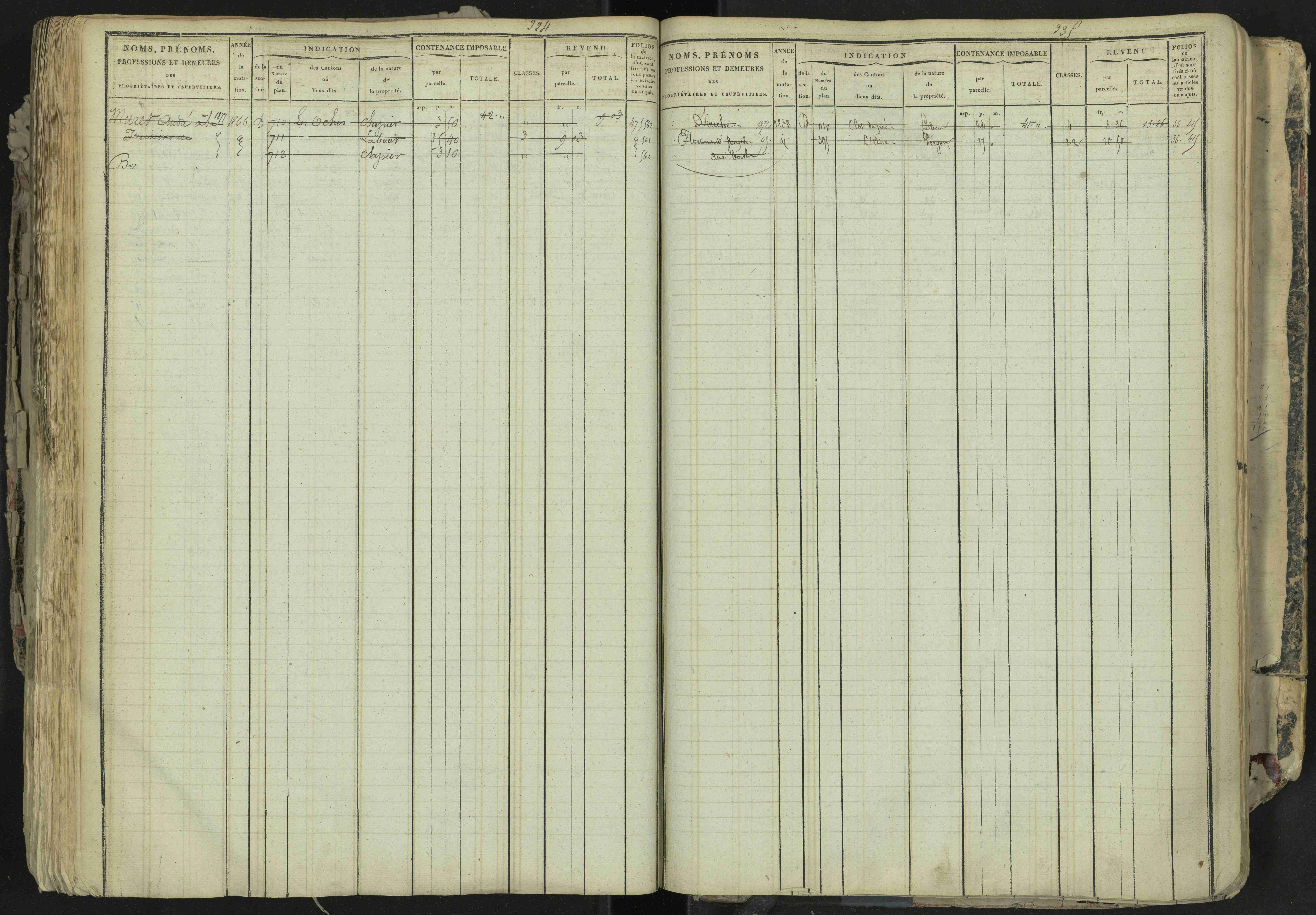 La Bâtie-Neuve - 3 P 237/1 - 3 P 237/1 - Matrice, folios 1-520. 