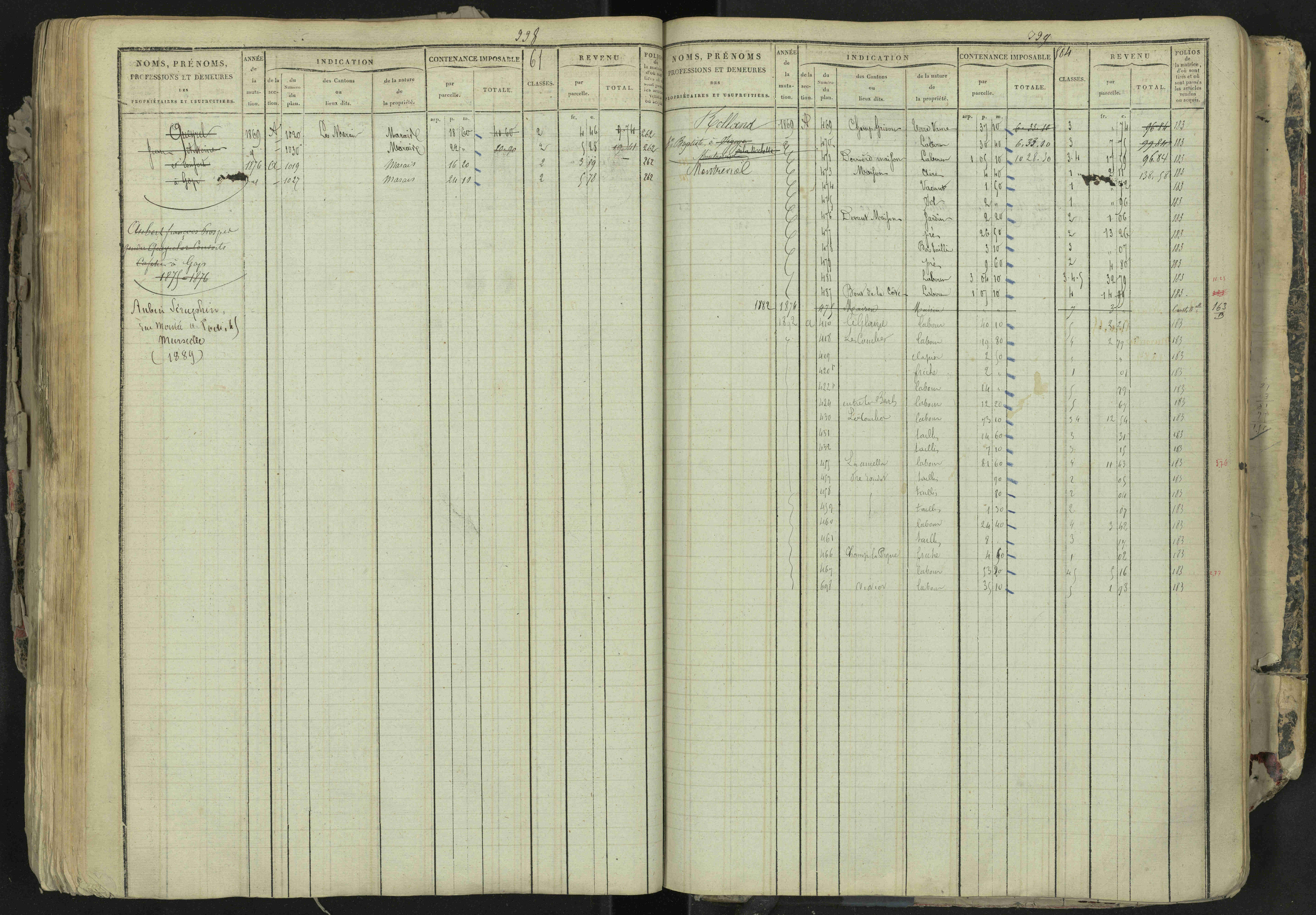 La Bâtie-Neuve - 3 P 237/1 - 3 P 237/1 - Matrice, folios 1-520. 