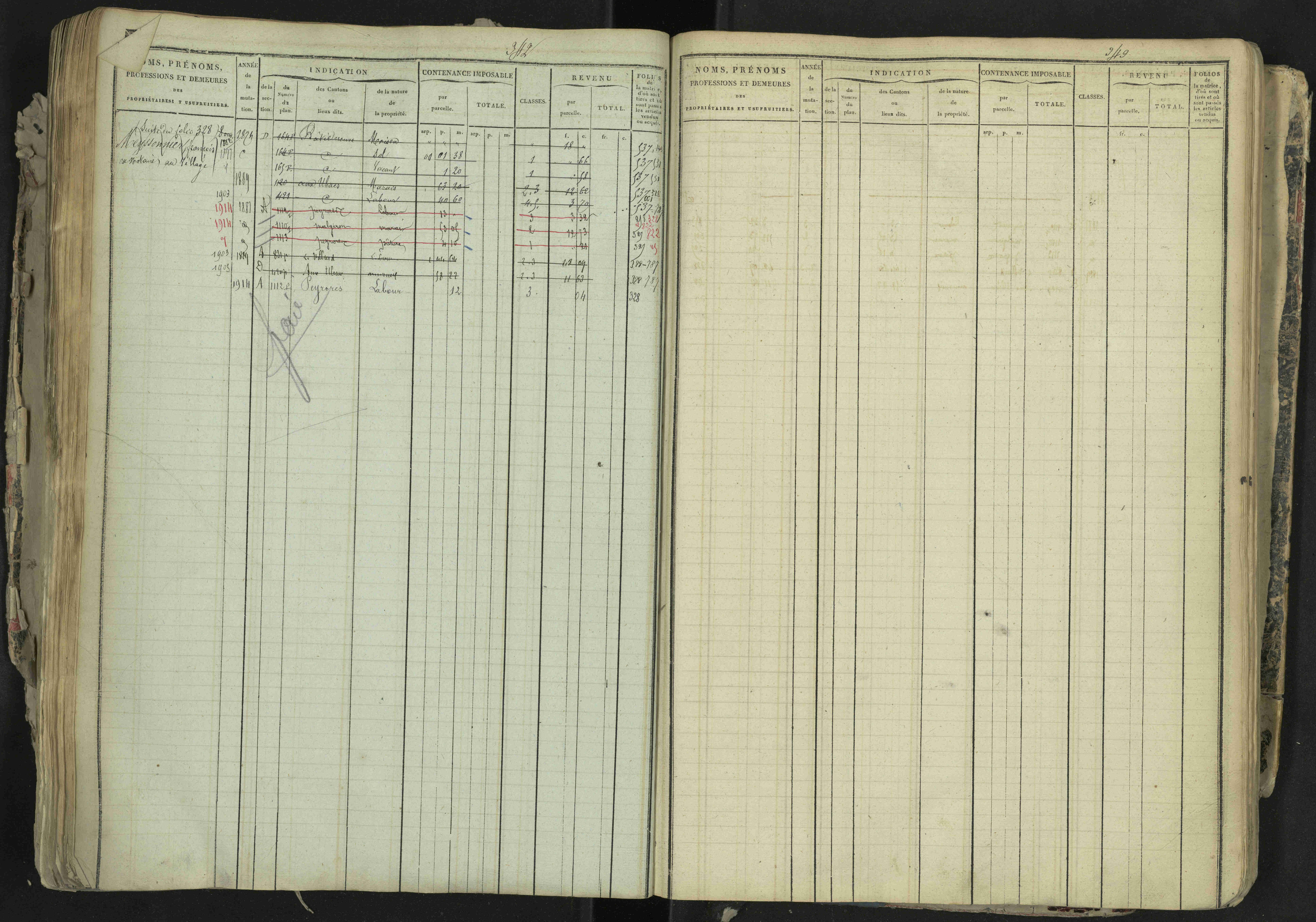 La Bâtie-Neuve - 3 P 237/1 - 3 P 237/1 - Matrice, folios 1-520. 