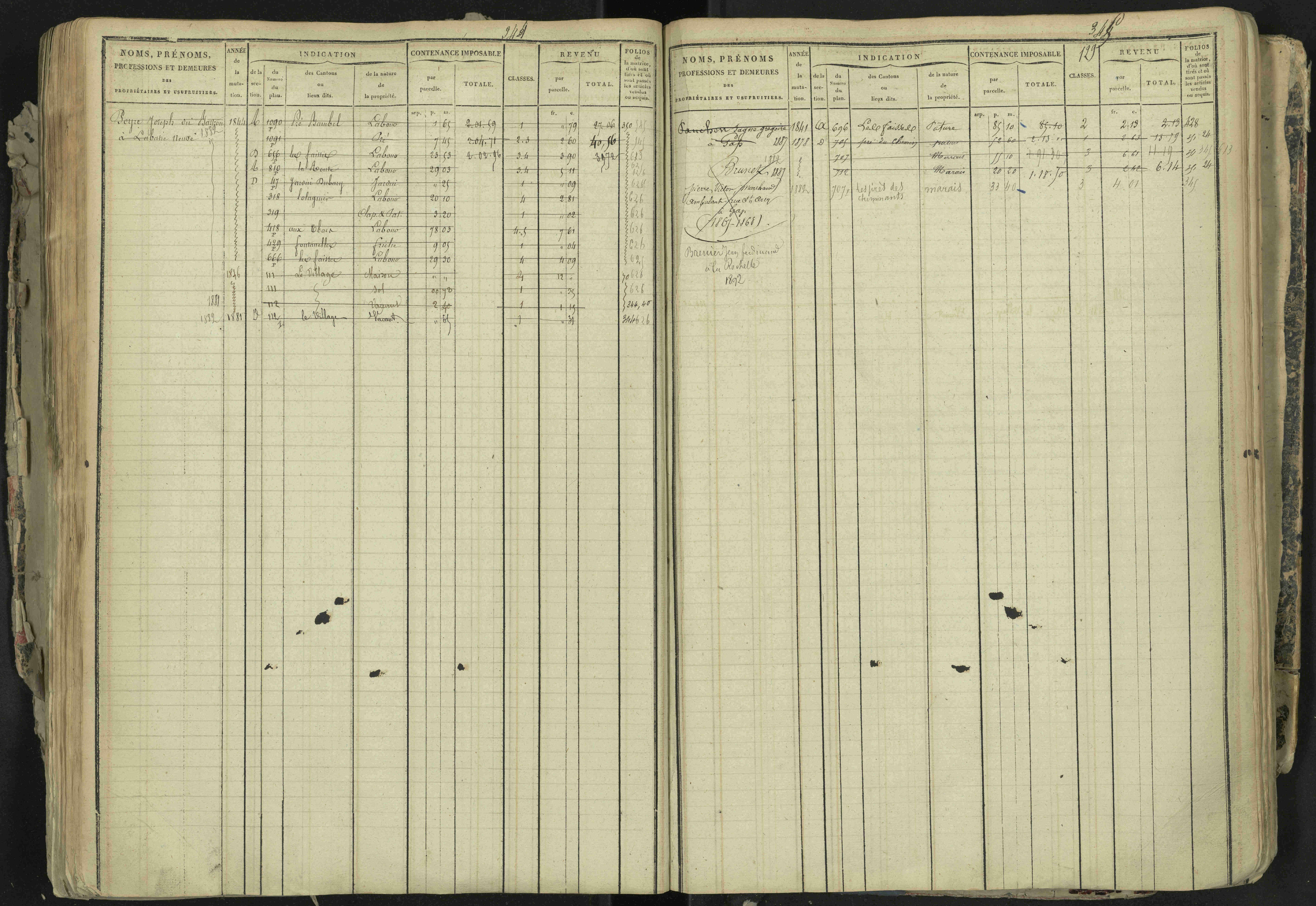 La Bâtie-Neuve - 3 P 237/1 - 3 P 237/1 - Matrice, folios 1-520. 