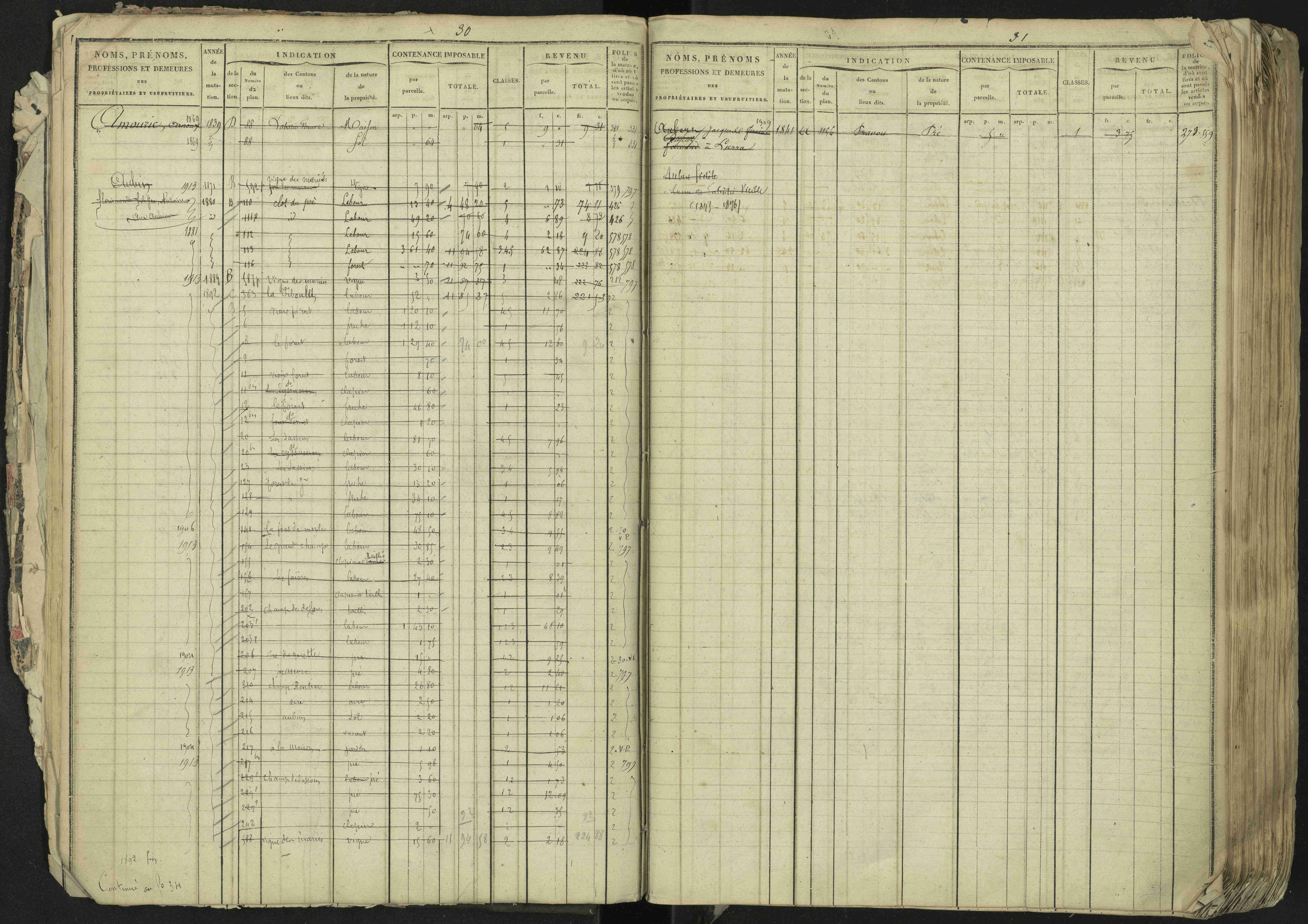 La Bâtie-Neuve - 3 P 237/1 - 3 P 237/1 - Matrice, folios 1-520. 