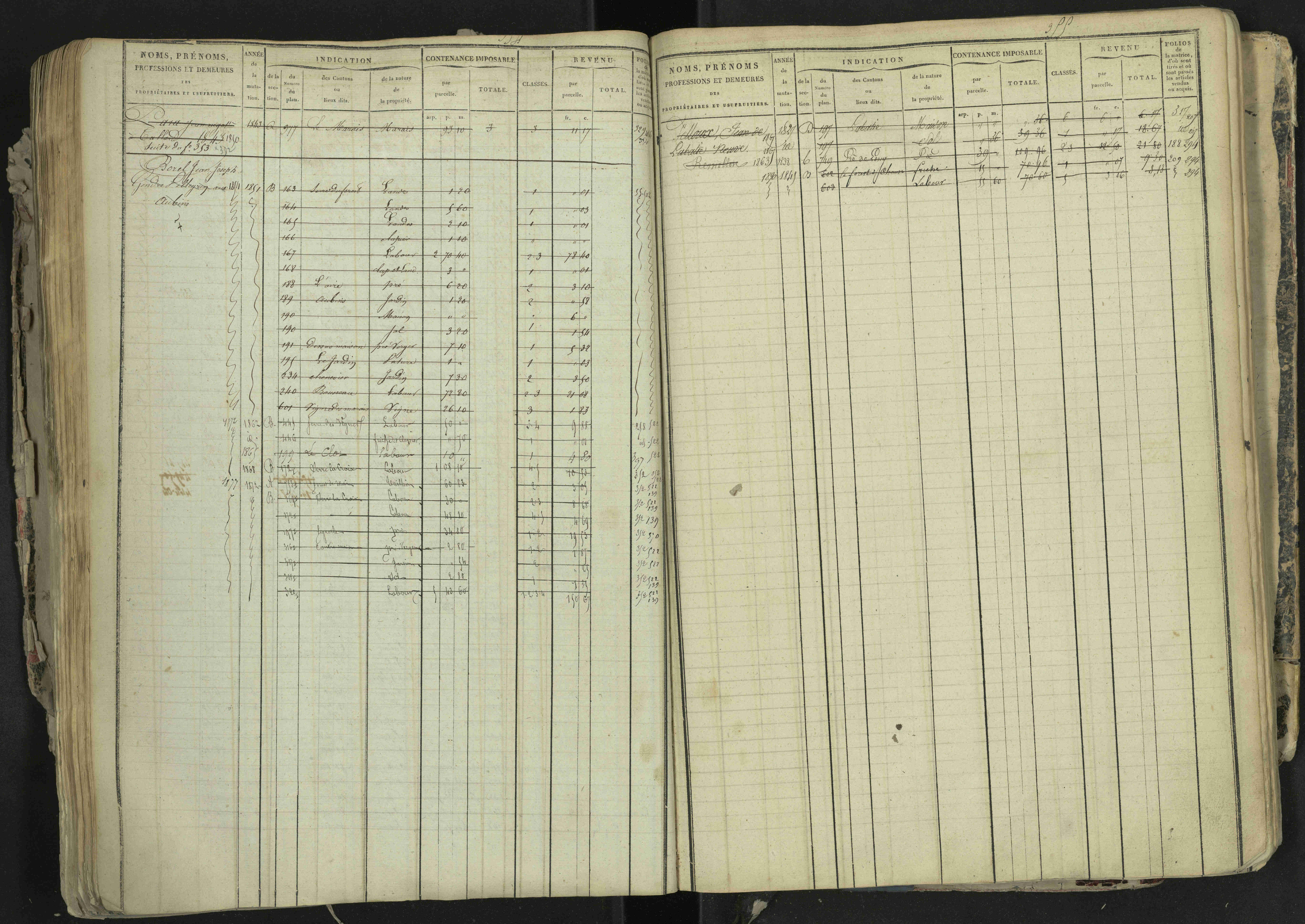 La Bâtie-Neuve - 3 P 237/1 - 3 P 237/1 - Matrice, folios 1-520. 