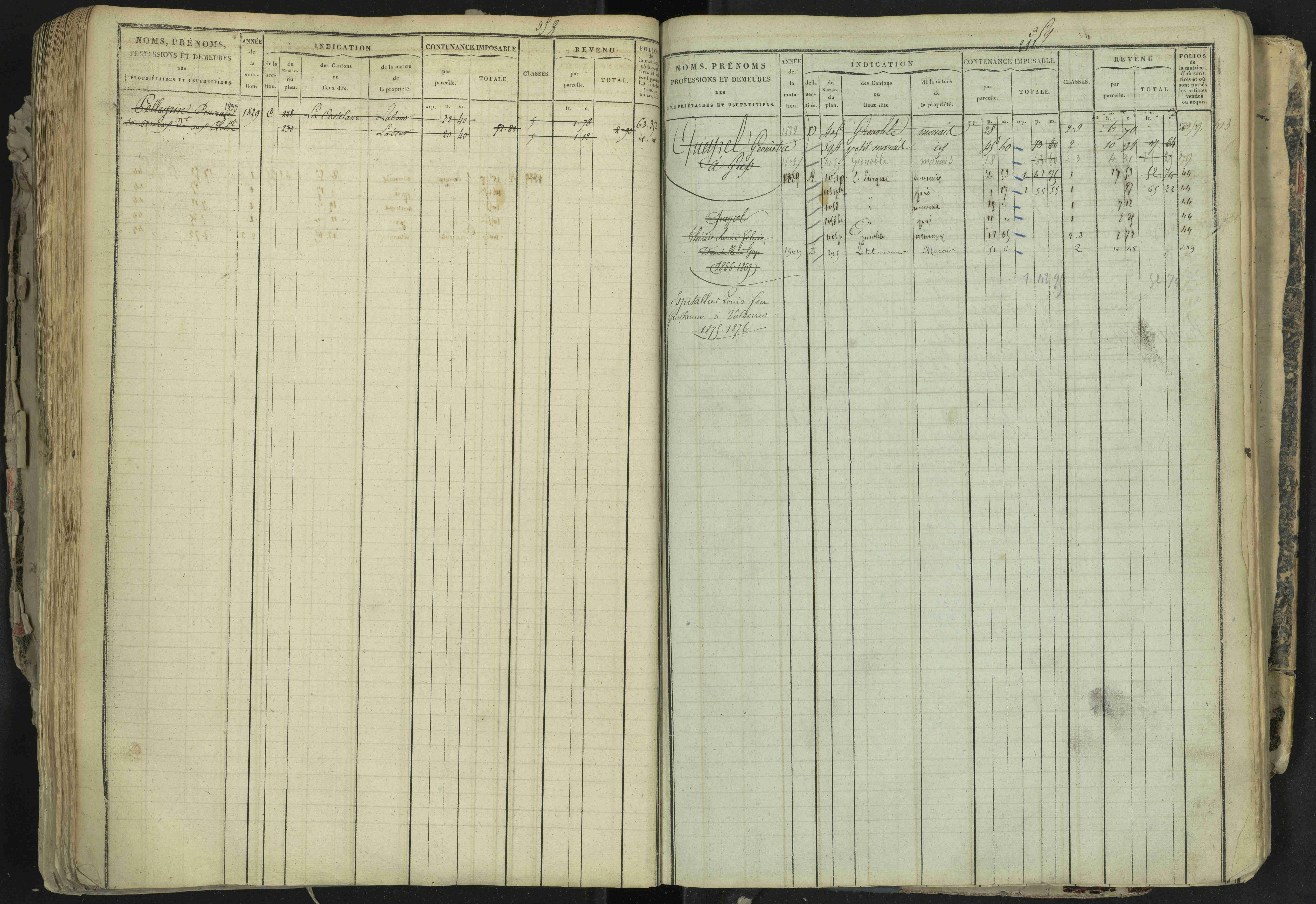 La Bâtie-Neuve - 3 P 237/1 - 3 P 237/1 - Matrice, folios 1-520. 