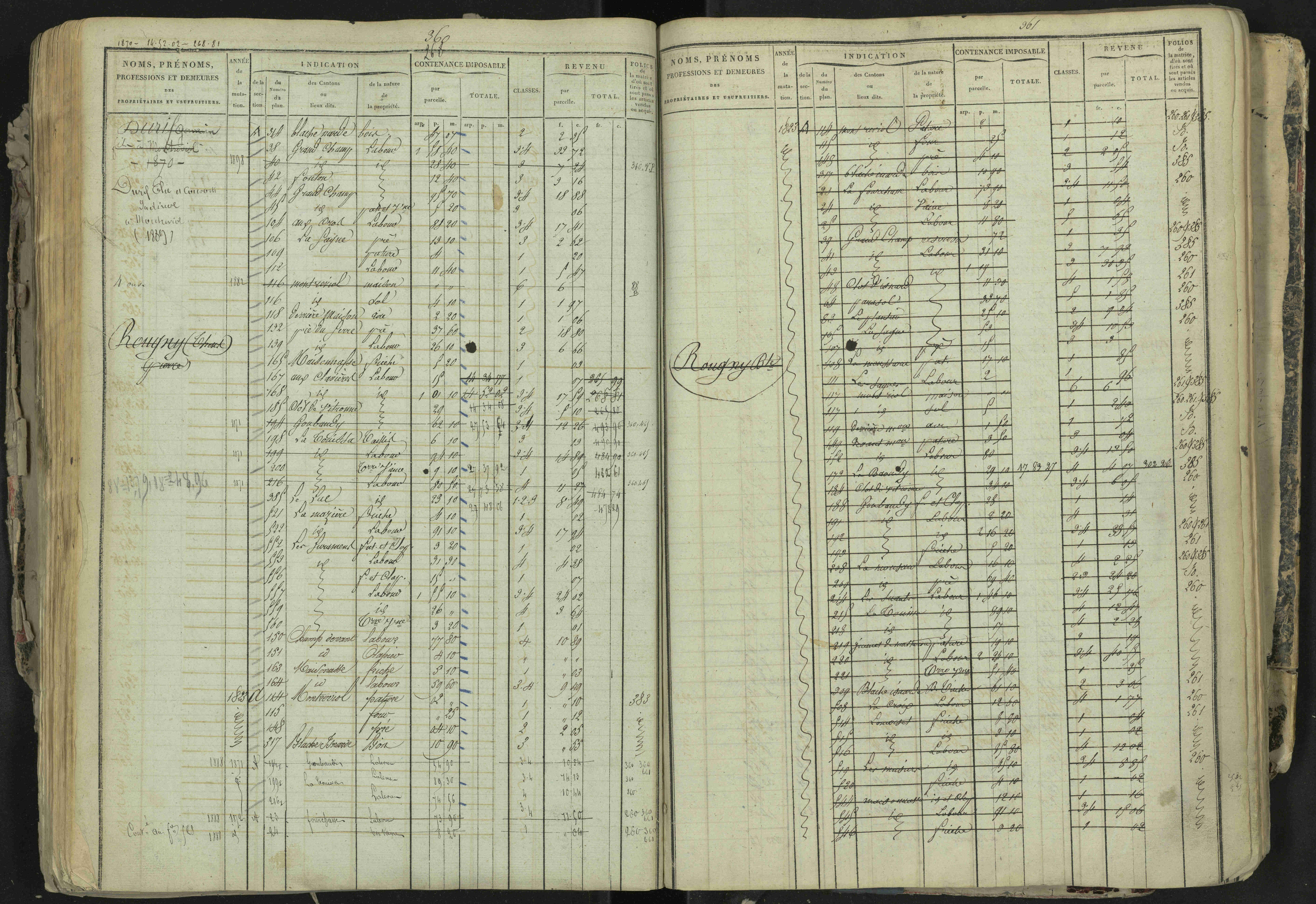 La Bâtie-Neuve - 3 P 237/1 - 3 P 237/1 - Matrice, folios 1-520. 