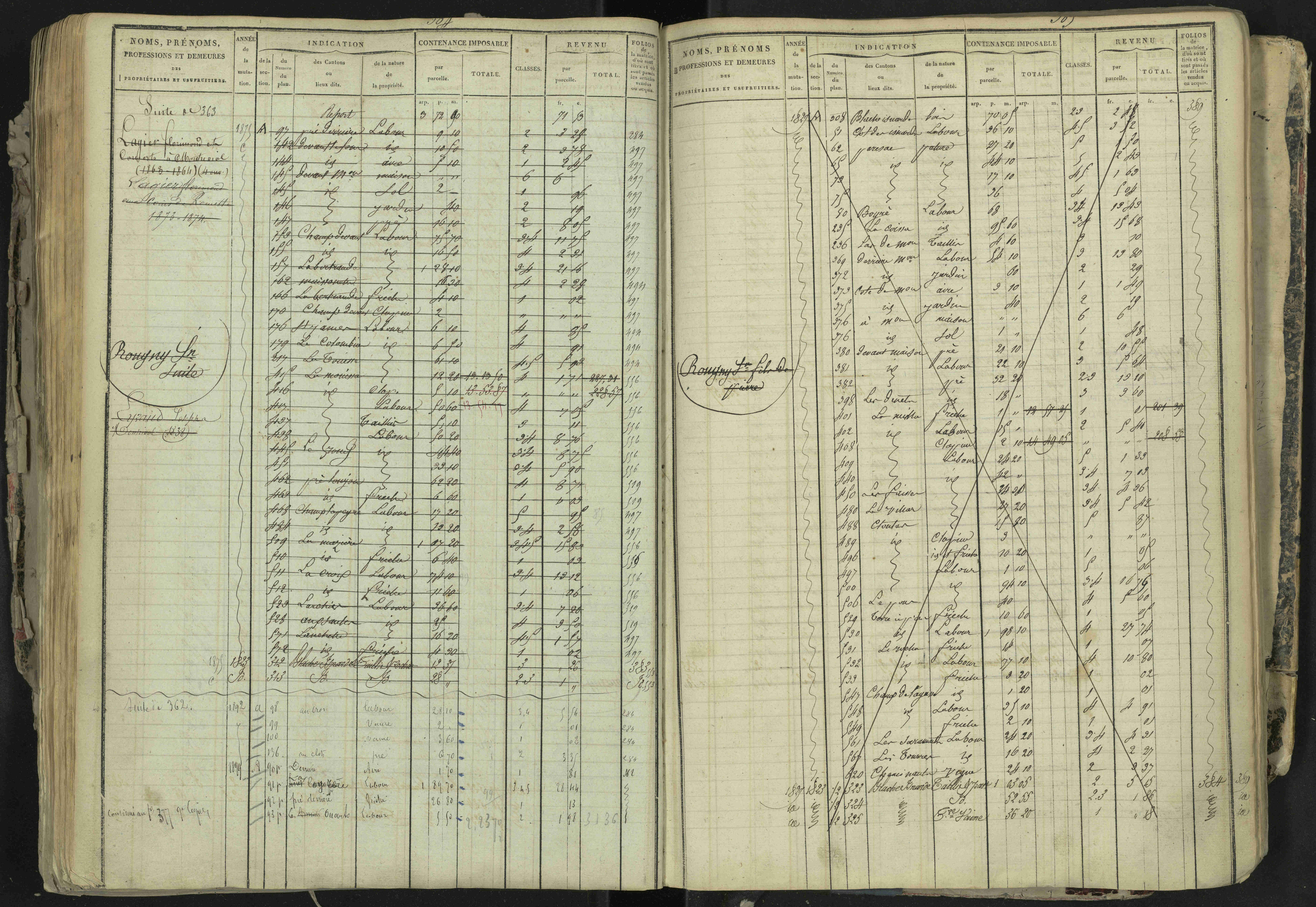 La Bâtie-Neuve - 3 P 237/1 - 3 P 237/1 - Matrice, folios 1-520. 