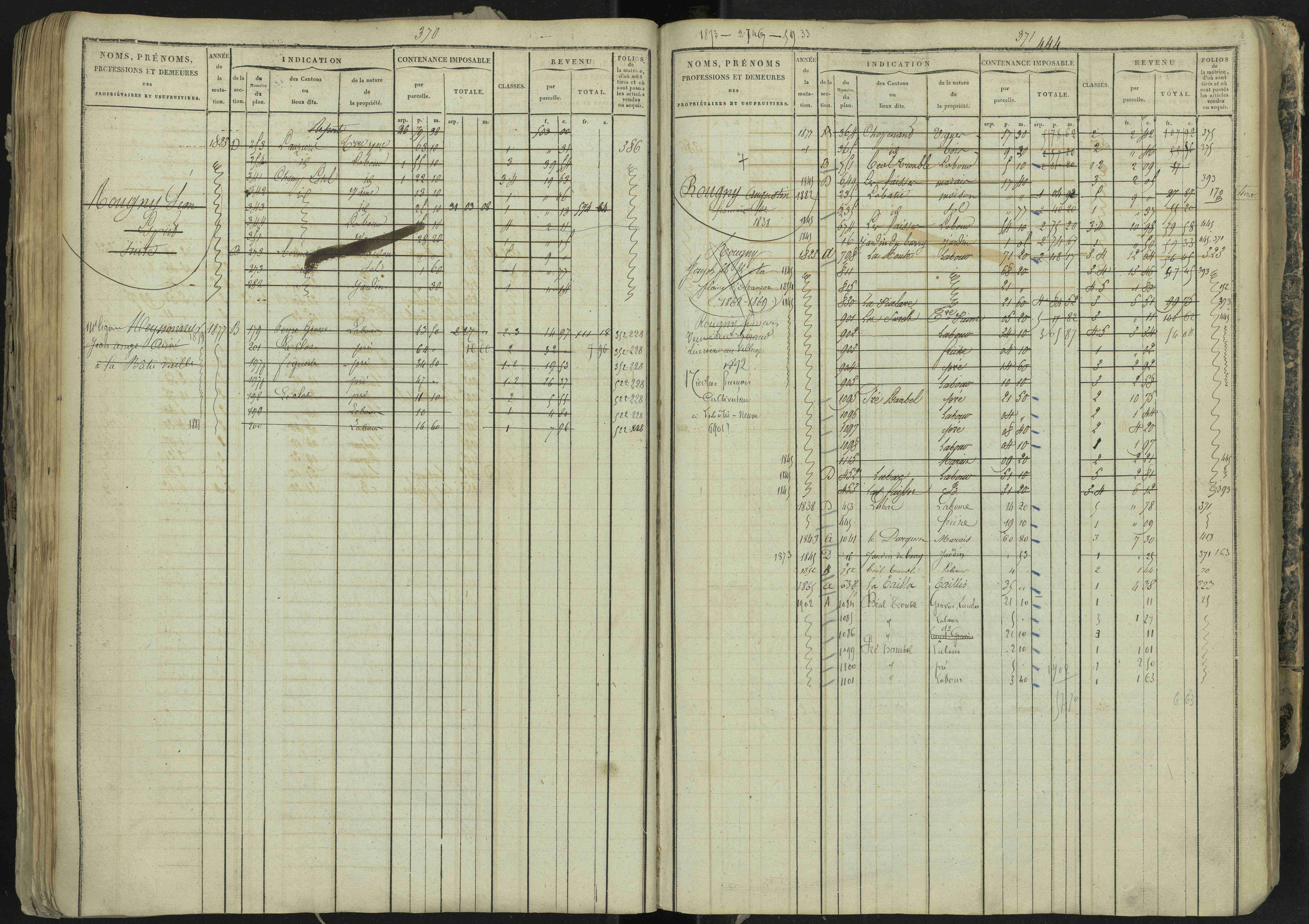 La Bâtie-Neuve - 3 P 237/1 - 3 P 237/1 - Matrice, folios 1-520. 