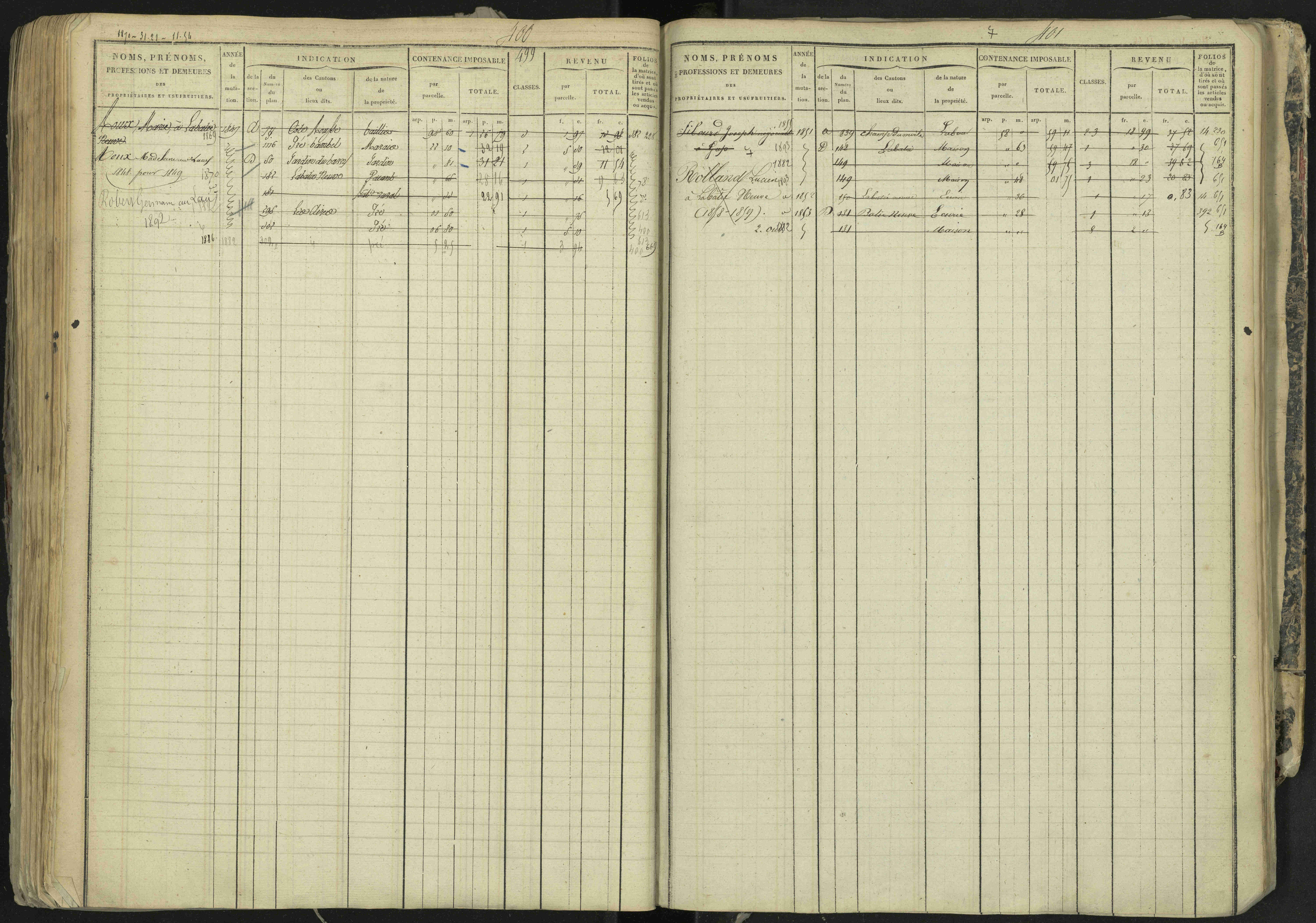 La Bâtie-Neuve - 3 P 237/1 - 3 P 237/1 - Matrice, folios 1-520. 